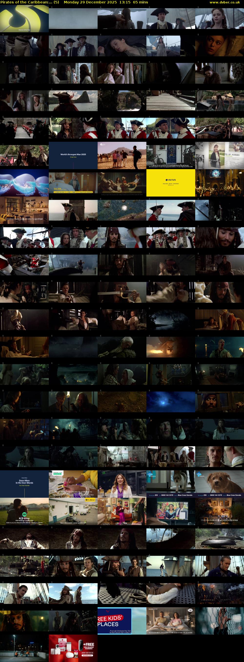 Pirates of the Caribbean:... (5) Monday 29 December 2025 13:15 - 14:20