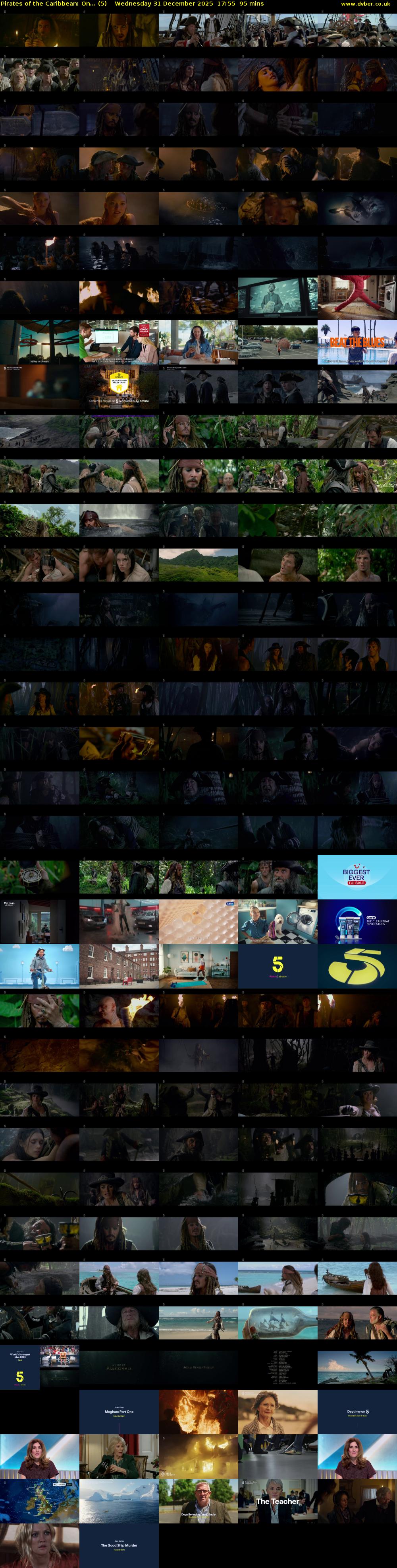 Pirates of the Caribbean: On... (5) Wednesday 31 December 2025 17:55 - 19:30