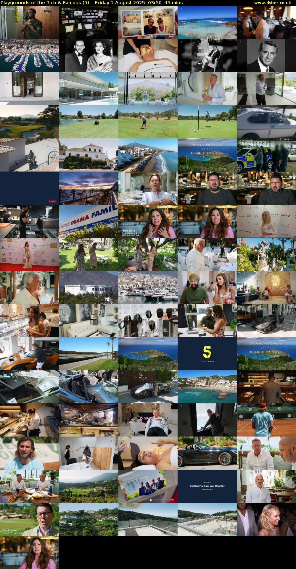 Playgrounds of the Rich & Famous (5) Friday 1 August 2025 03:50 - 04:35