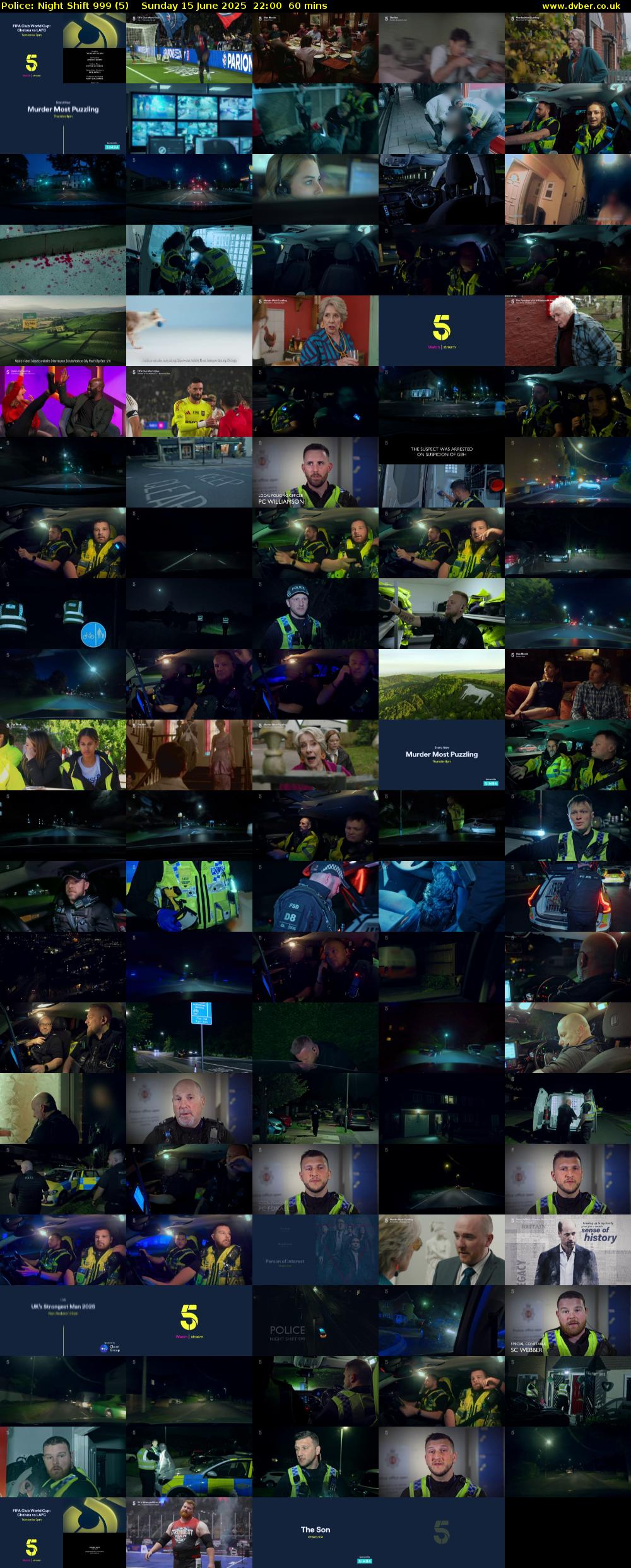 Police: Night Shift 999 (5) Sunday 15 June 2025 22:00 - 23:00