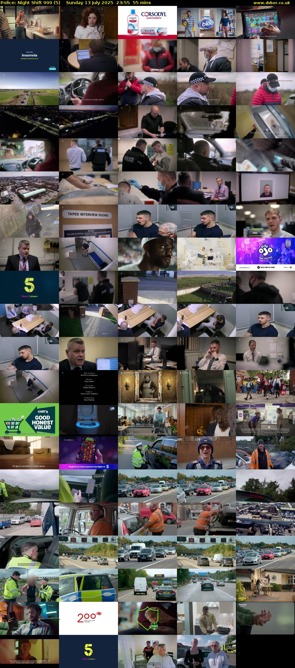 Police: Night Shift 999 (5) Sunday 13 July 2025 23:55 - 00:50