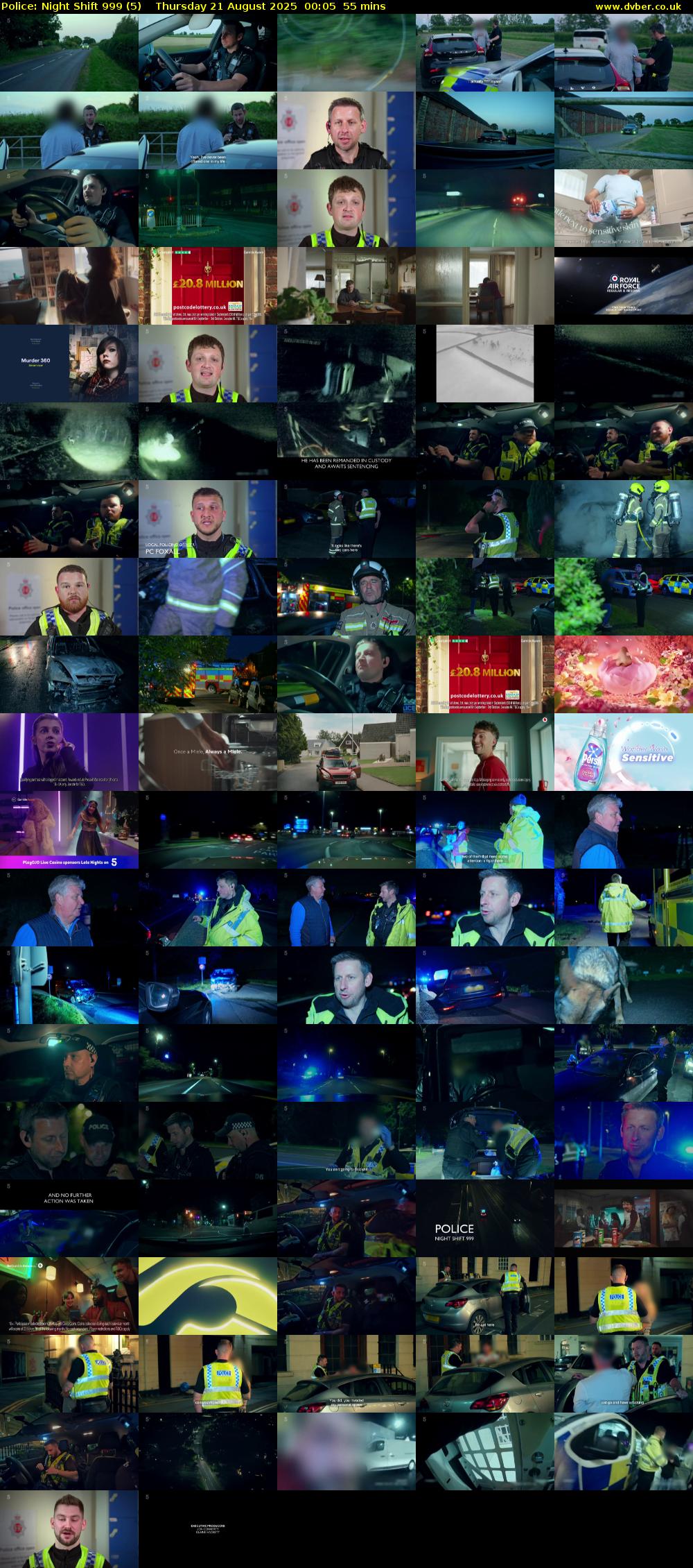 Police: Night Shift 999 (5) Thursday 21 August 2025 00:05 - 01:00