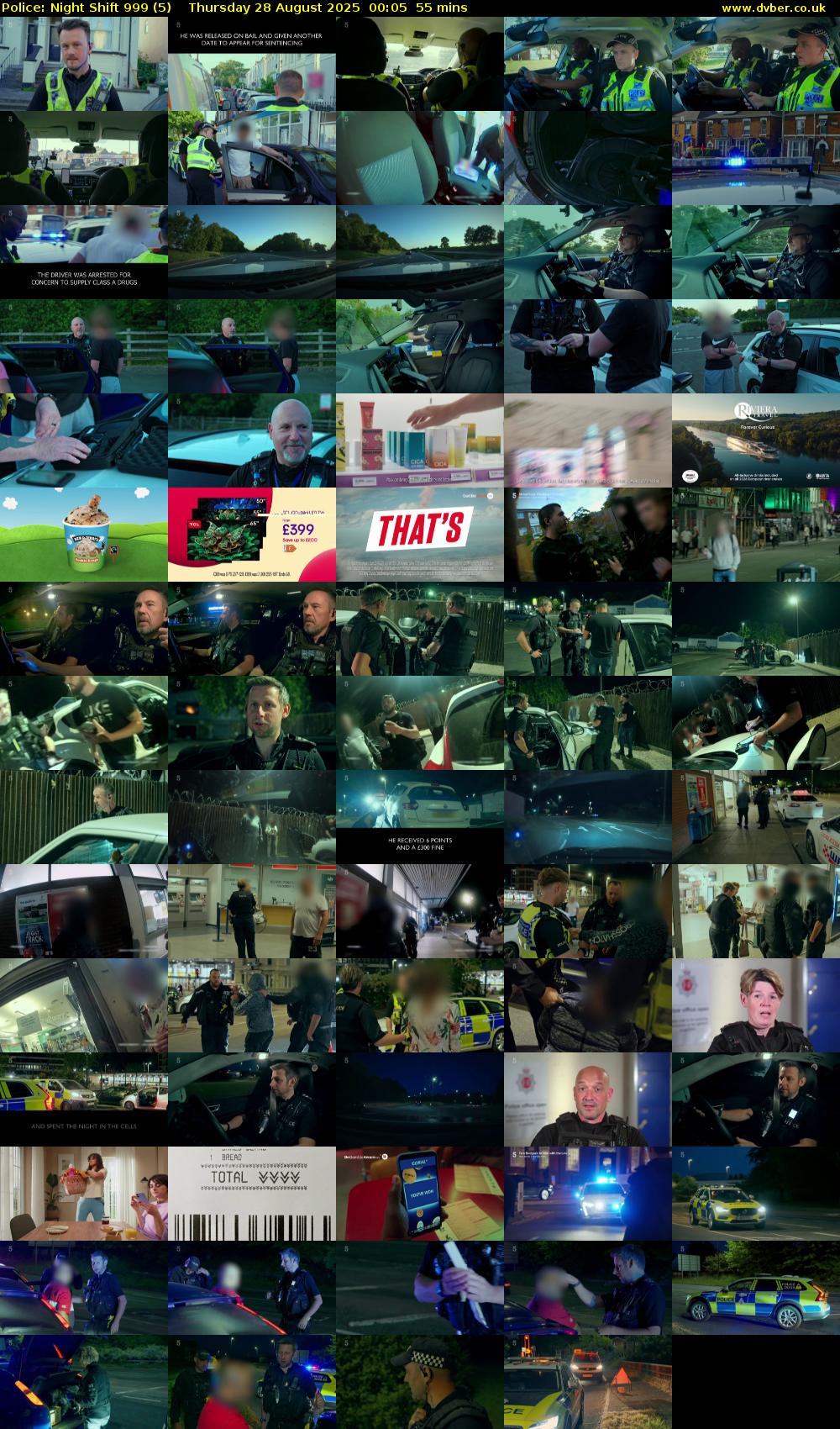 Police: Night Shift 999 (5) Thursday 28 August 2025 00:05 - 01:00
