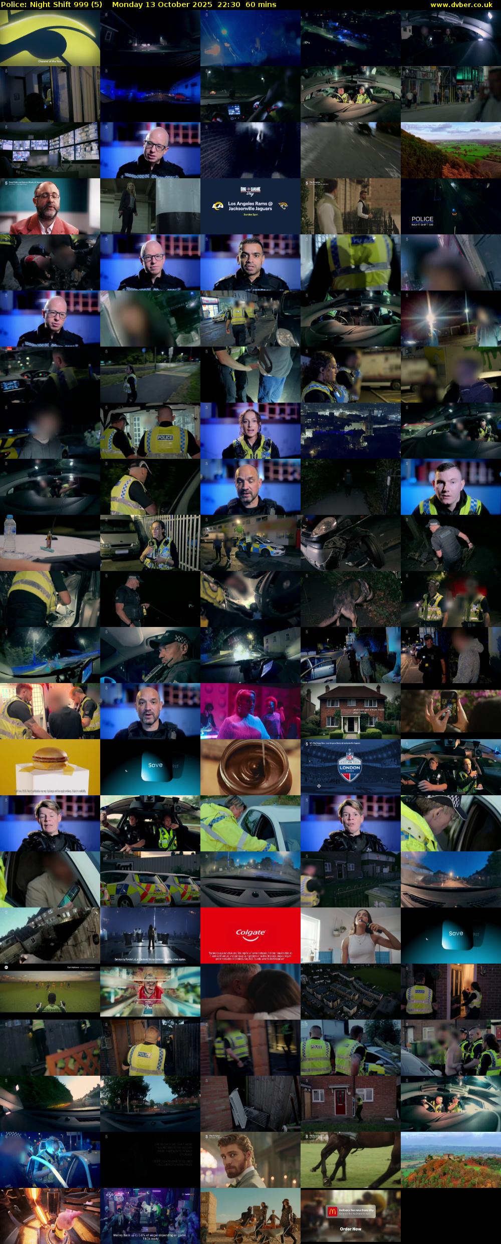 Police: Night Shift 999 (5) Monday 13 October 2025 22:30 - 23:30
