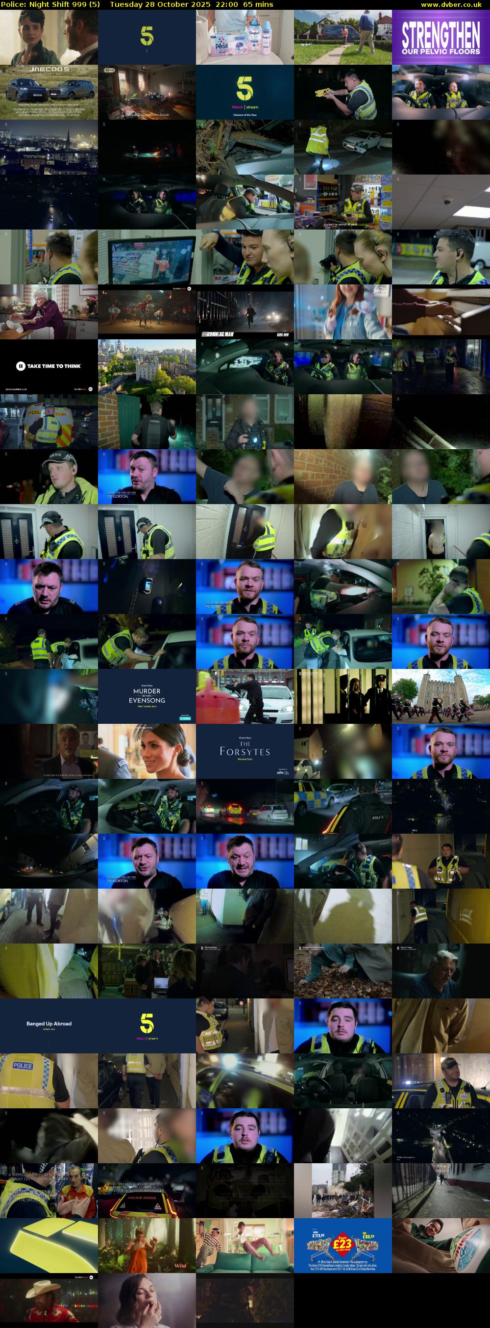 Police: Night Shift 999 (5) Tuesday 28 October 2025 22:00 - 23:05