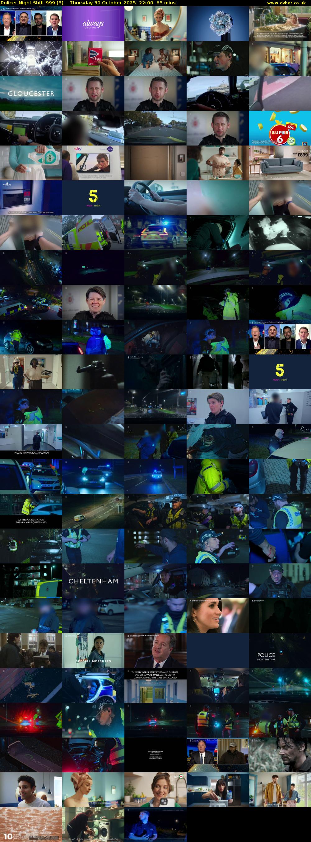 Police: Night Shift 999 (5) Thursday 30 October 2025 22:00 - 23:05