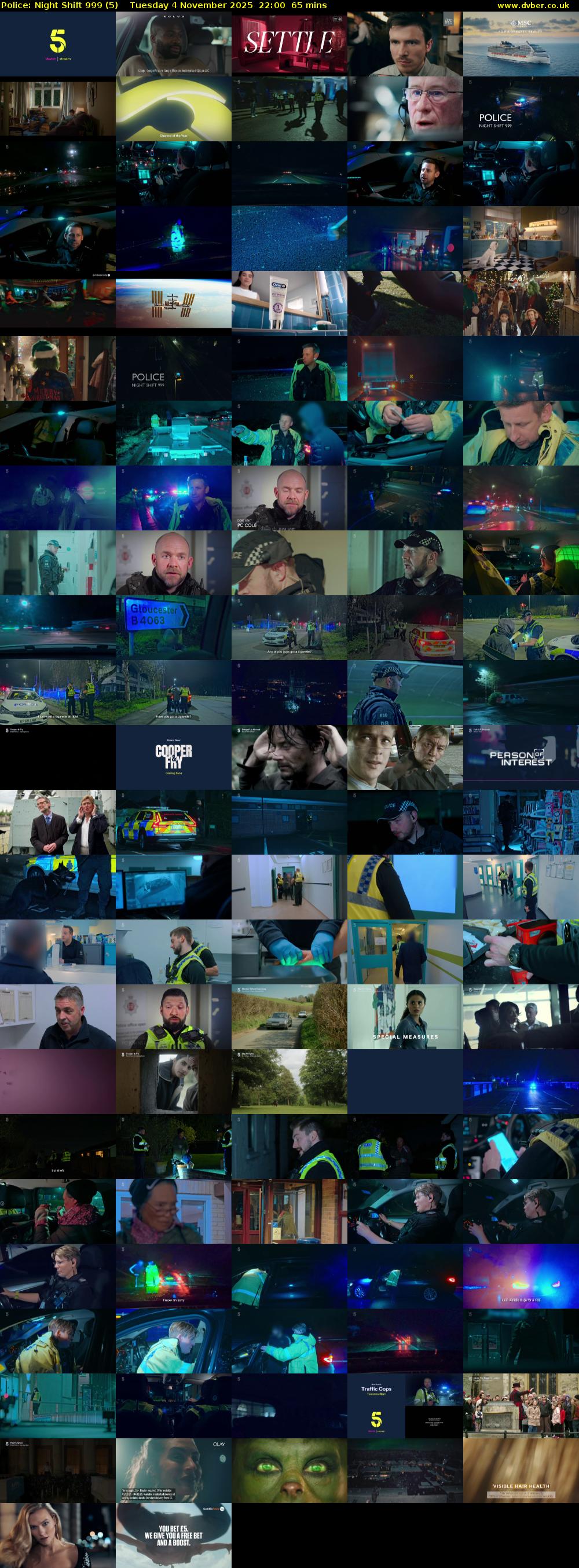 Police: Night Shift 999 (5) Tuesday 4 November 2025 22:00 - 23:05