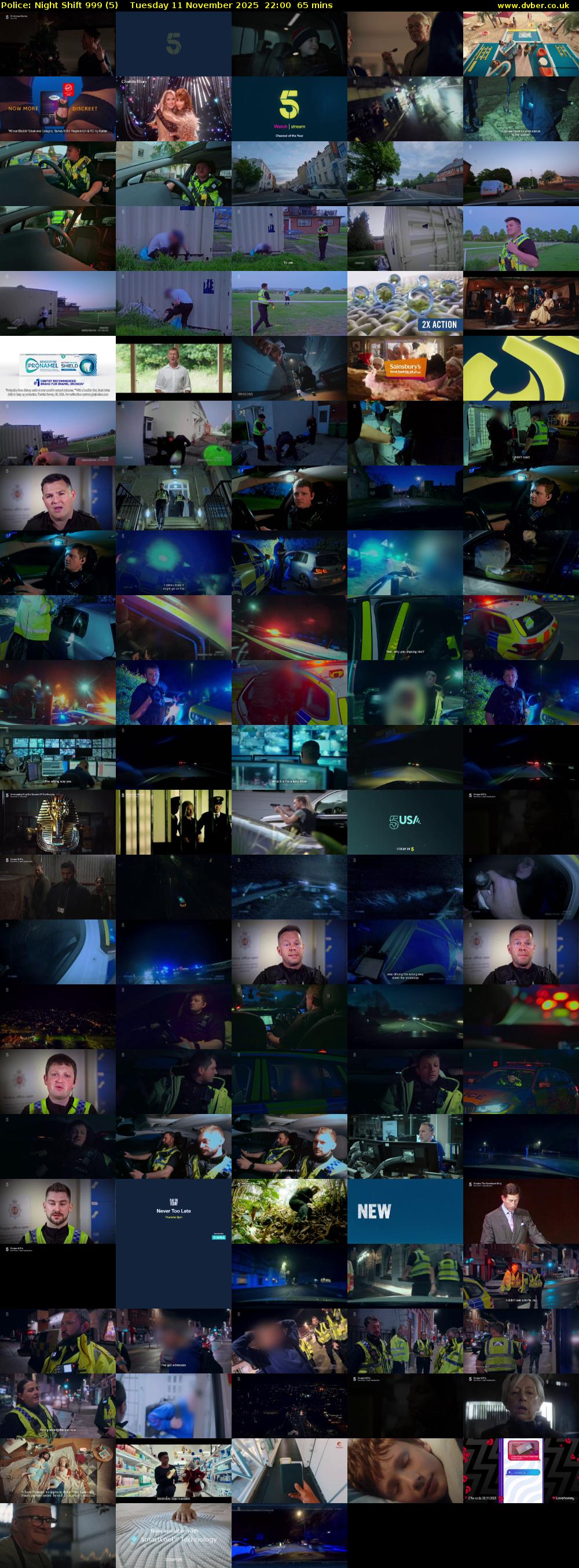 Police: Night Shift 999 (5) Tuesday 11 November 2025 22:00 - 23:05
