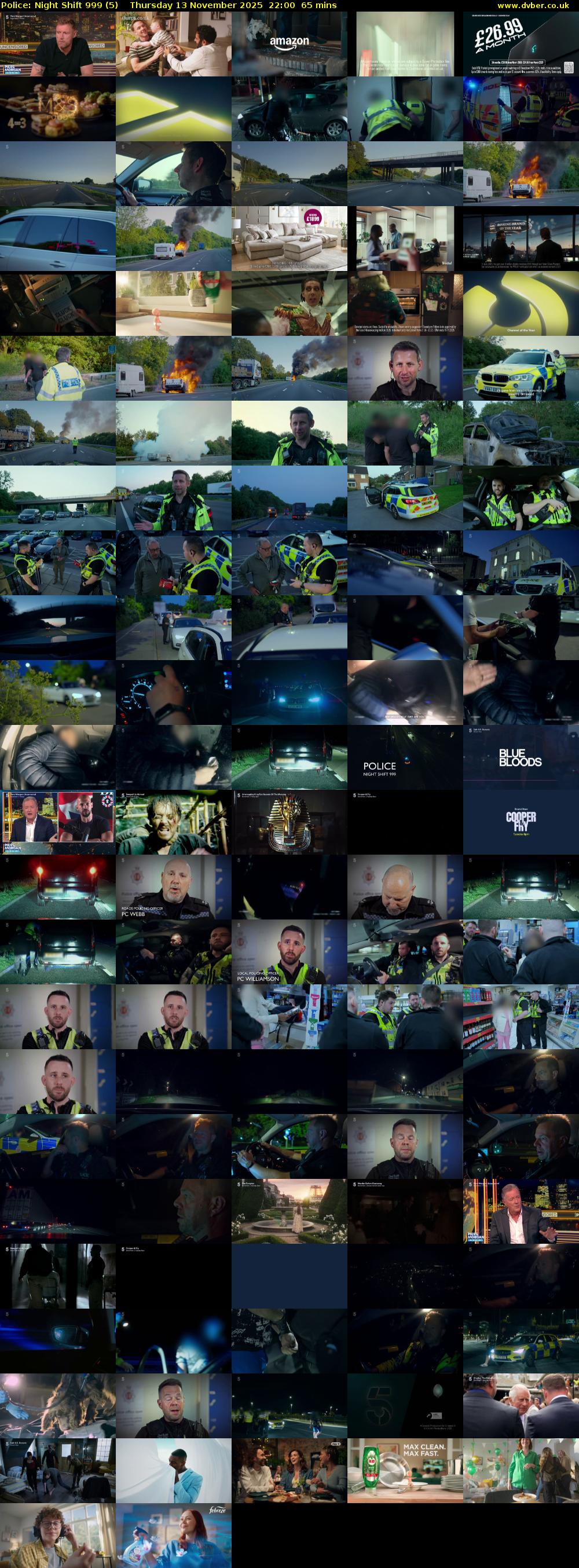 Police: Night Shift 999 (5) Thursday 13 November 2025 22:00 - 23:05