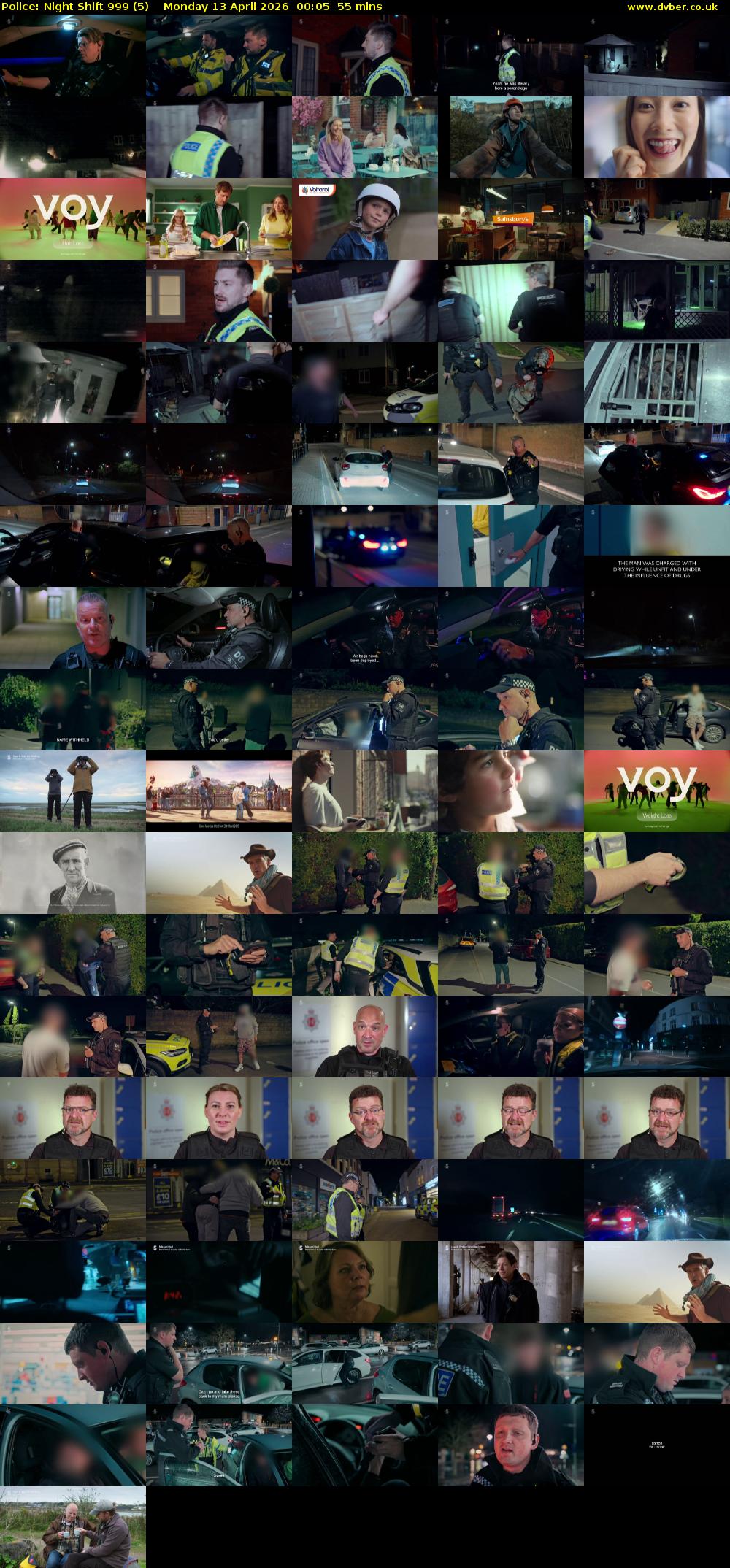 Police: Night Shift 999 (5) Monday 13 April 2026 00:05 - 01:00