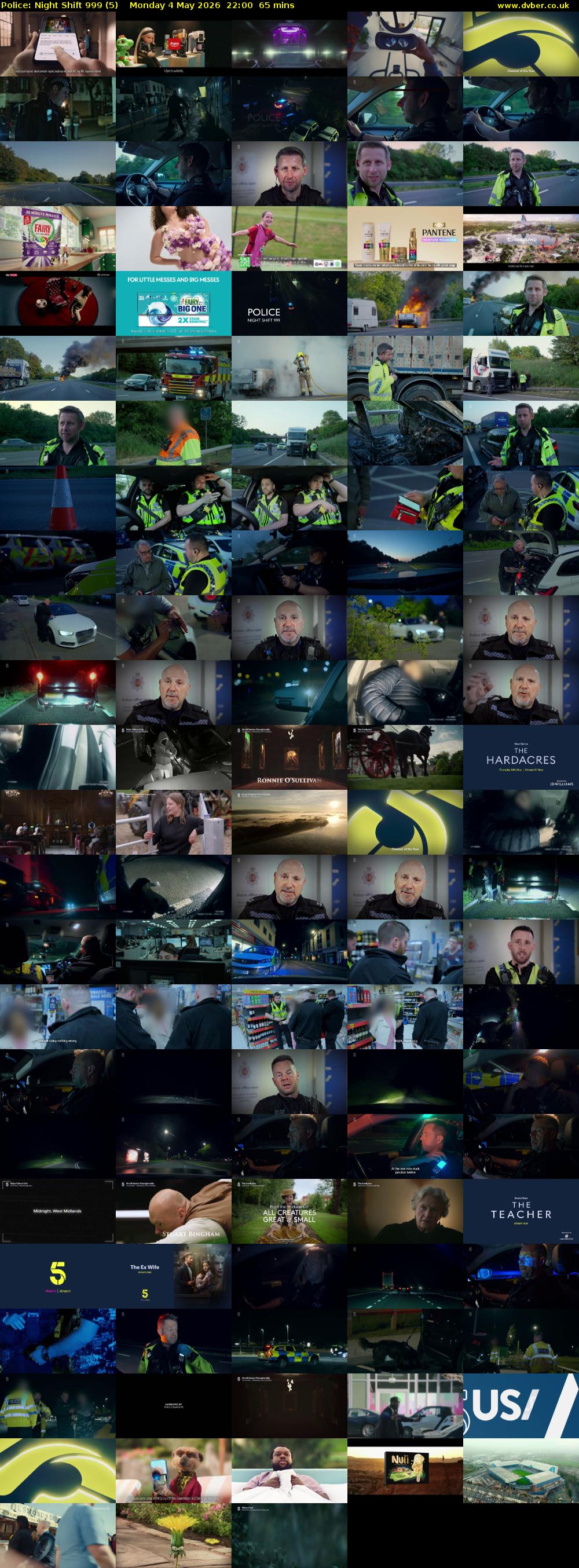 Police: Night Shift 999 (5) Monday 4 May 2026 22:00 - 23:05