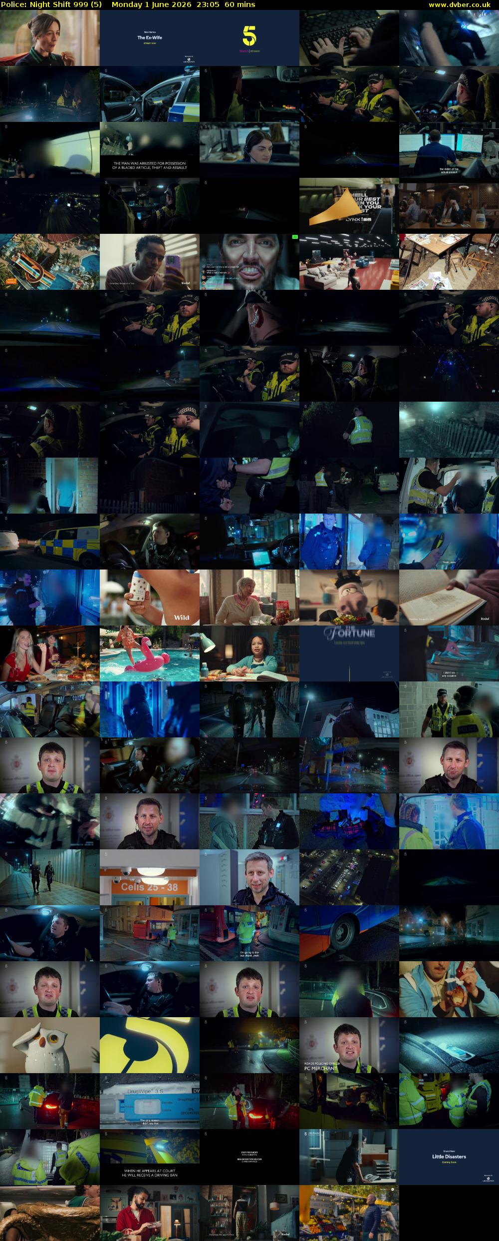 Police: Night Shift 999 (5) Monday 1 June 2026 23:05 - 00:05