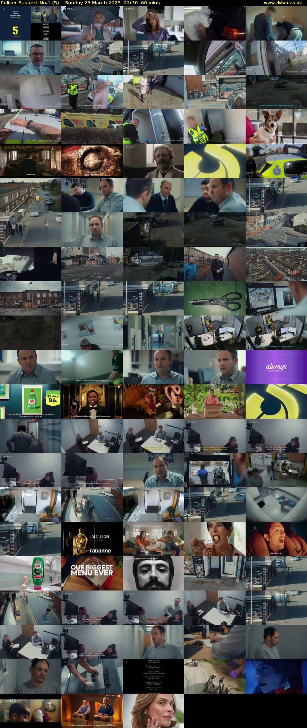 Police: Suspect No.1 (5) Sunday 23 March 2025 22:30 - 23:30