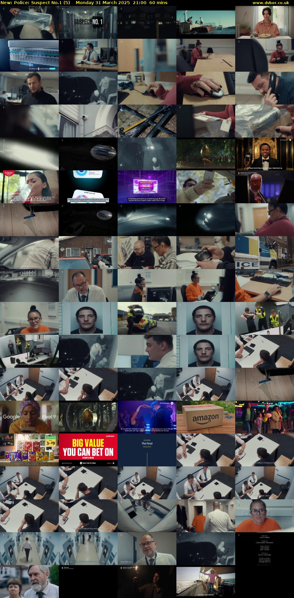 Police: Suspect No.1 (5) Monday 31 March 2025 21:00 - 22:00