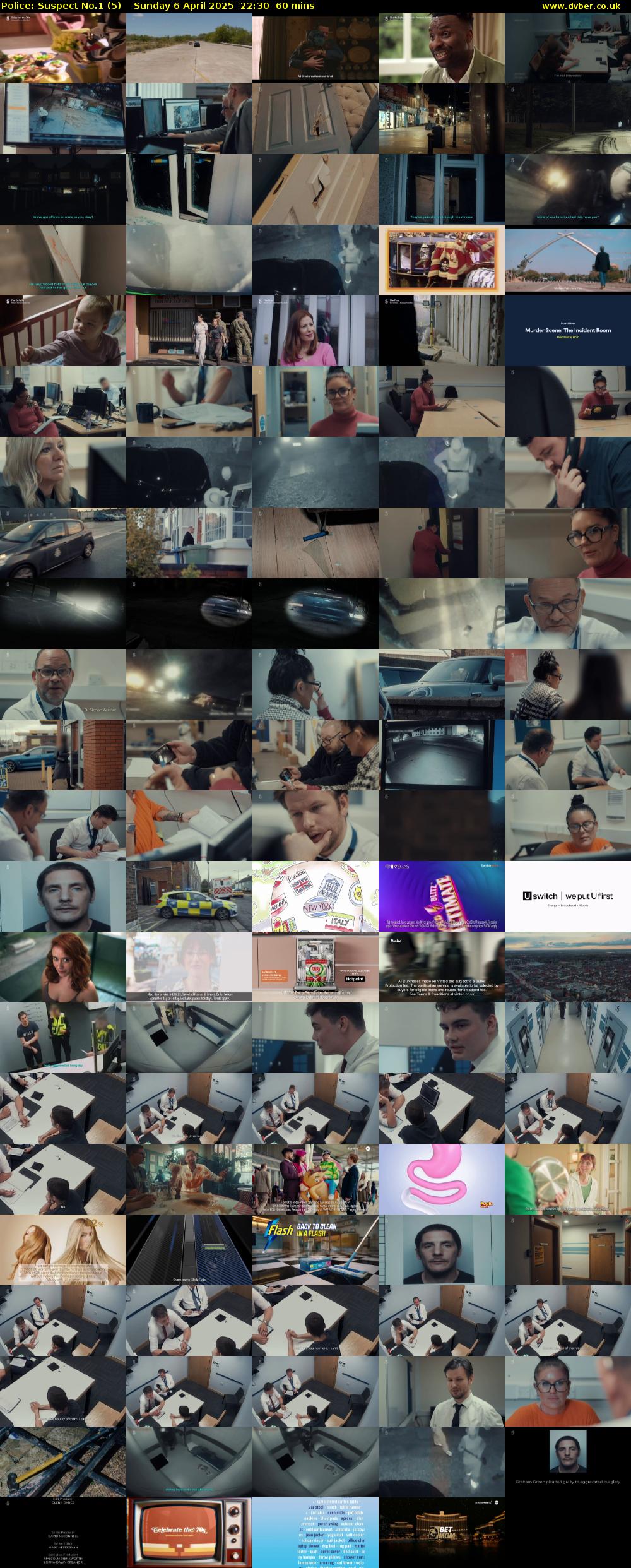 Police: Suspect No.1 (5) Sunday 6 April 2025 22:30 - 23:30