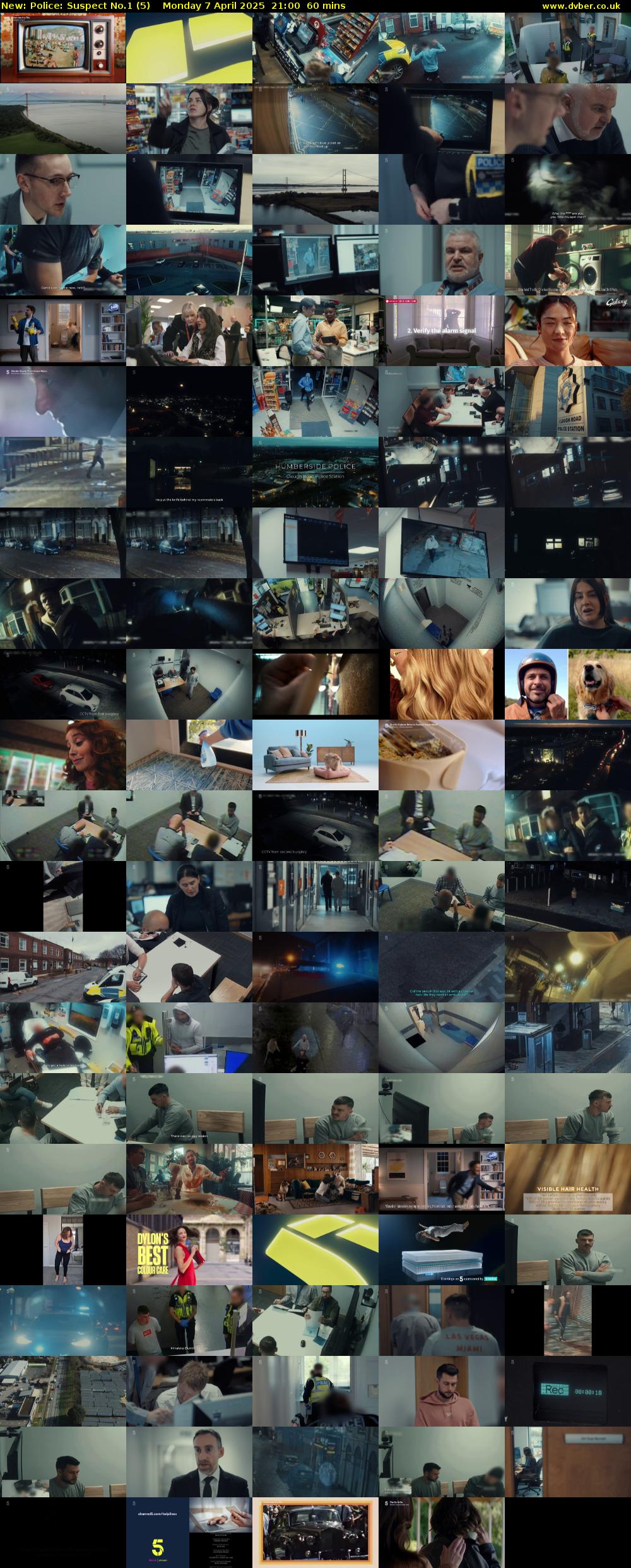 Police: Suspect No.1 (5) Monday 7 April 2025 21:00 - 22:00