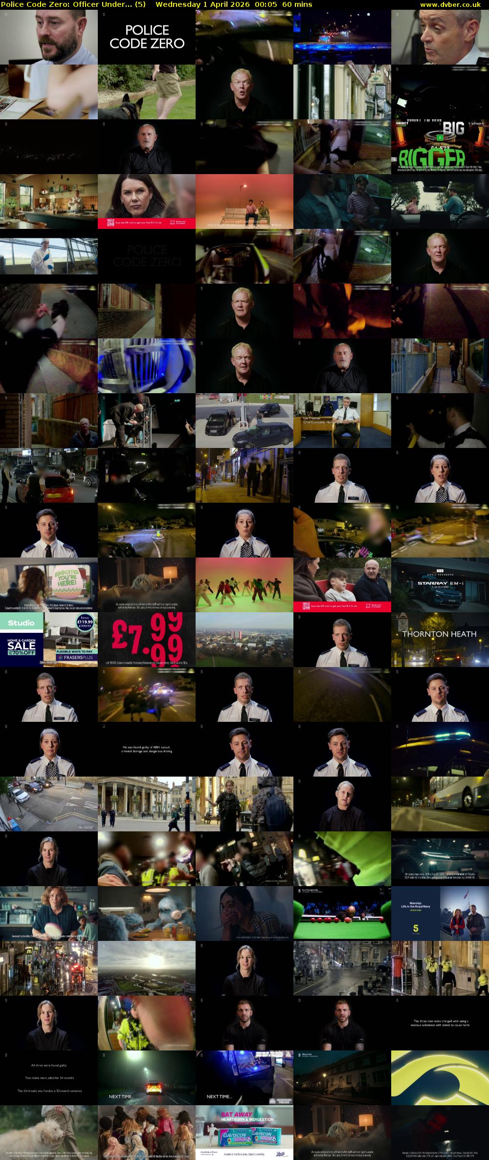 Police Code Zero: Officer Under... (5) Wednesday 1 April 2026 00:05 - 01:05