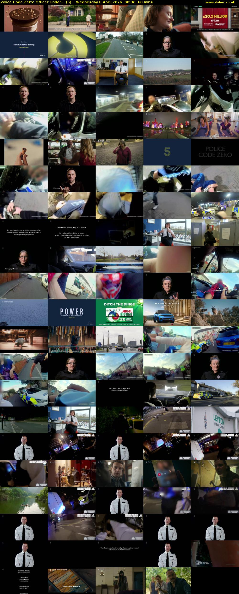 Police Code Zero: Officer Under... (5) Wednesday 8 April 2026 00:30 - 01:30