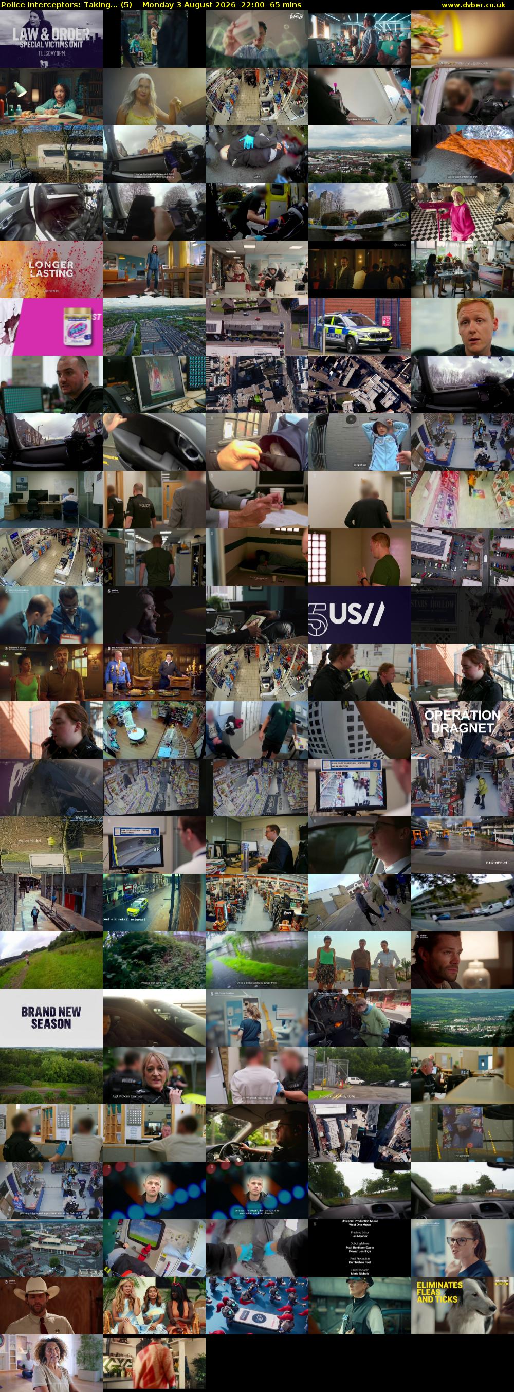 Police Interceptors: Taking... (5) Monday 3 August 2026 22:00 - 23:05