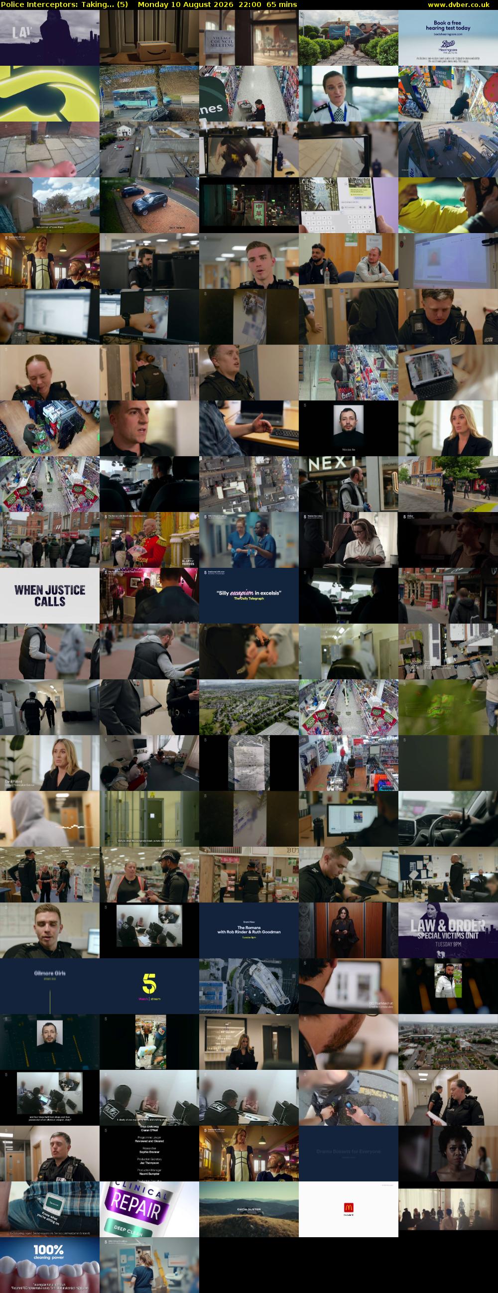 Police Interceptors: Taking... (5) Monday 10 August 2026 22:00 - 23:05