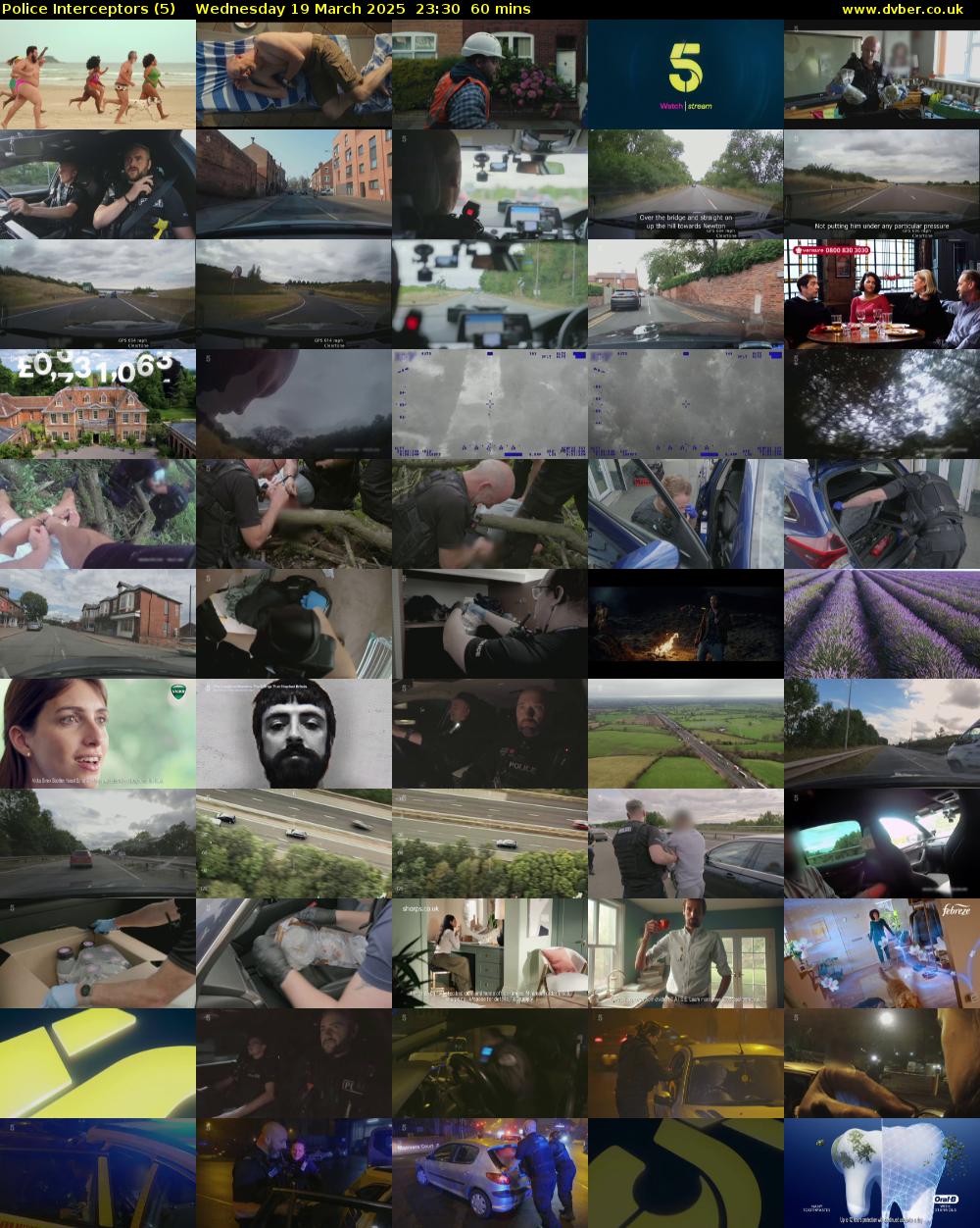 Police Interceptors (5) Wednesday 19 March 2025 23:30 - 00:30