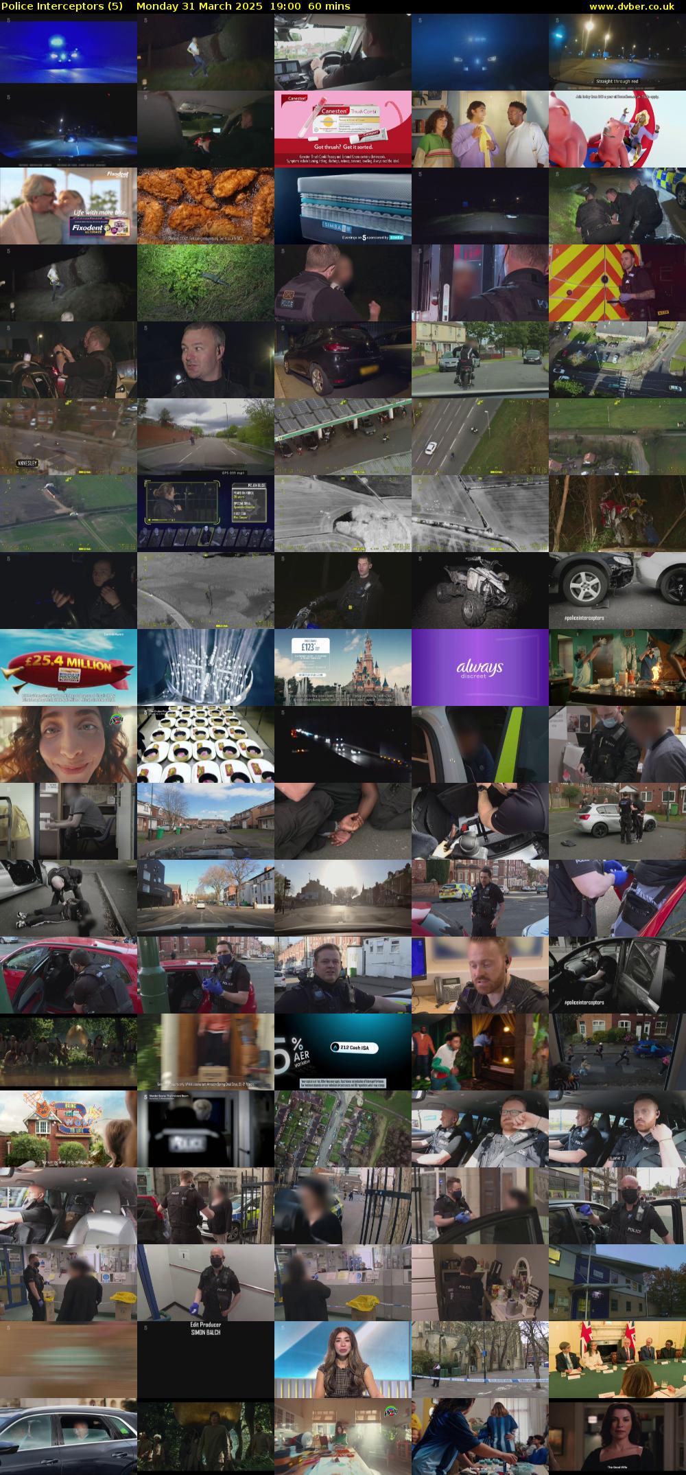 Police Interceptors (5) Monday 31 March 2025 19:00 - 20:00