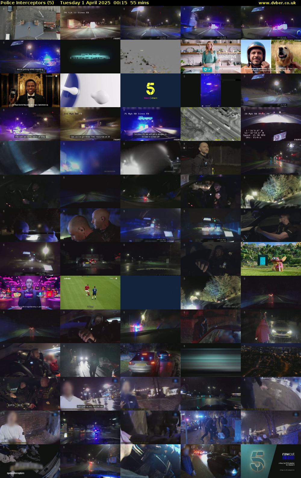 Police Interceptors (5) Tuesday 1 April 2025 00:15 - 01:10