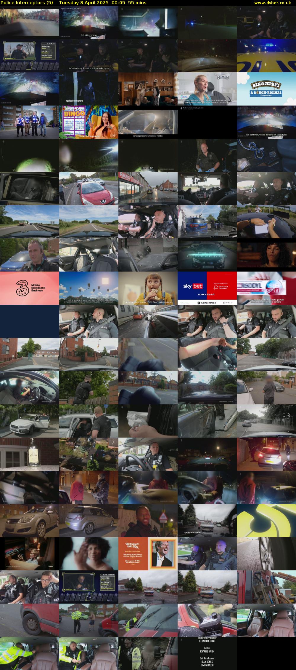 Police Interceptors (5) Tuesday 8 April 2025 00:05 - 01:00