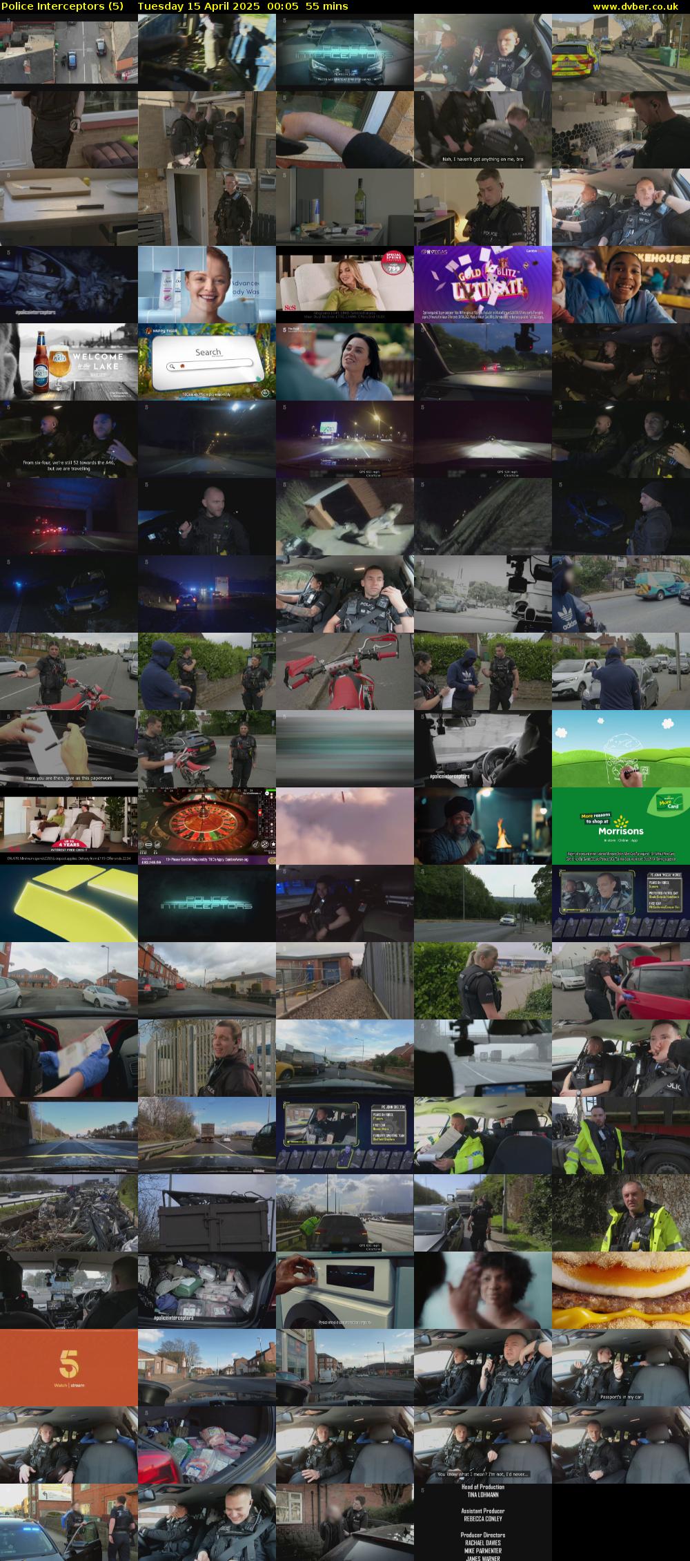 Police Interceptors (5) Tuesday 15 April 2025 00:05 - 01:00