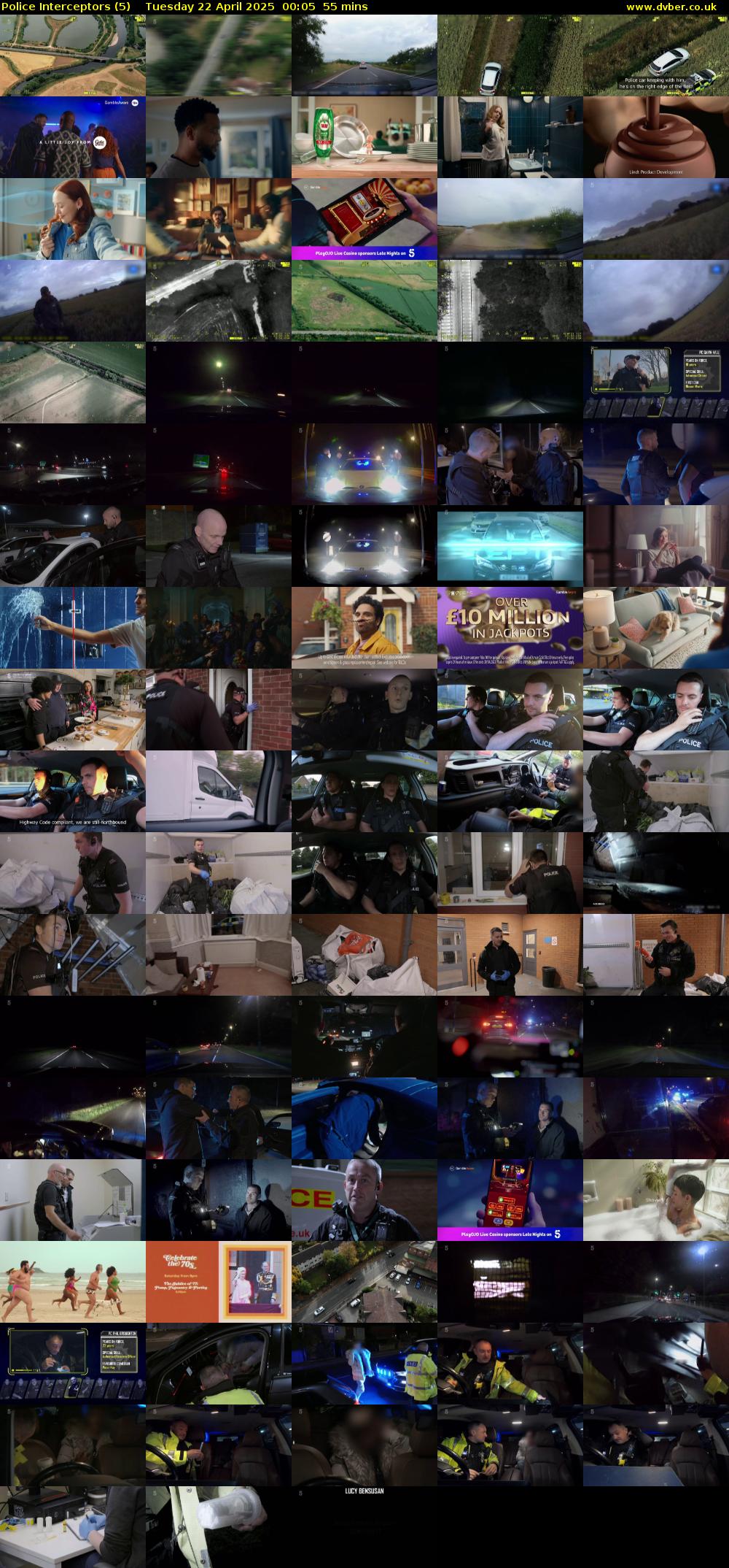 Police Interceptors (5) Tuesday 22 April 2025 00:05 - 01:00