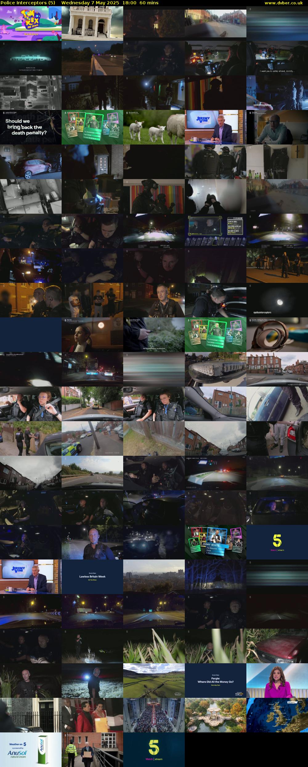 Police Interceptors (5) Wednesday 7 May 2025 18:00 - 19:00