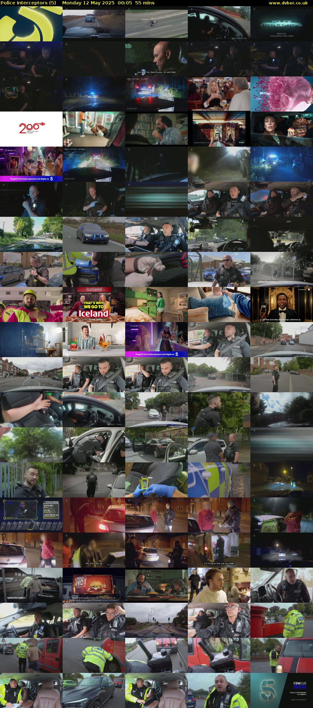 Police Interceptors (5) Monday 12 May 2025 00:05 - 01:00