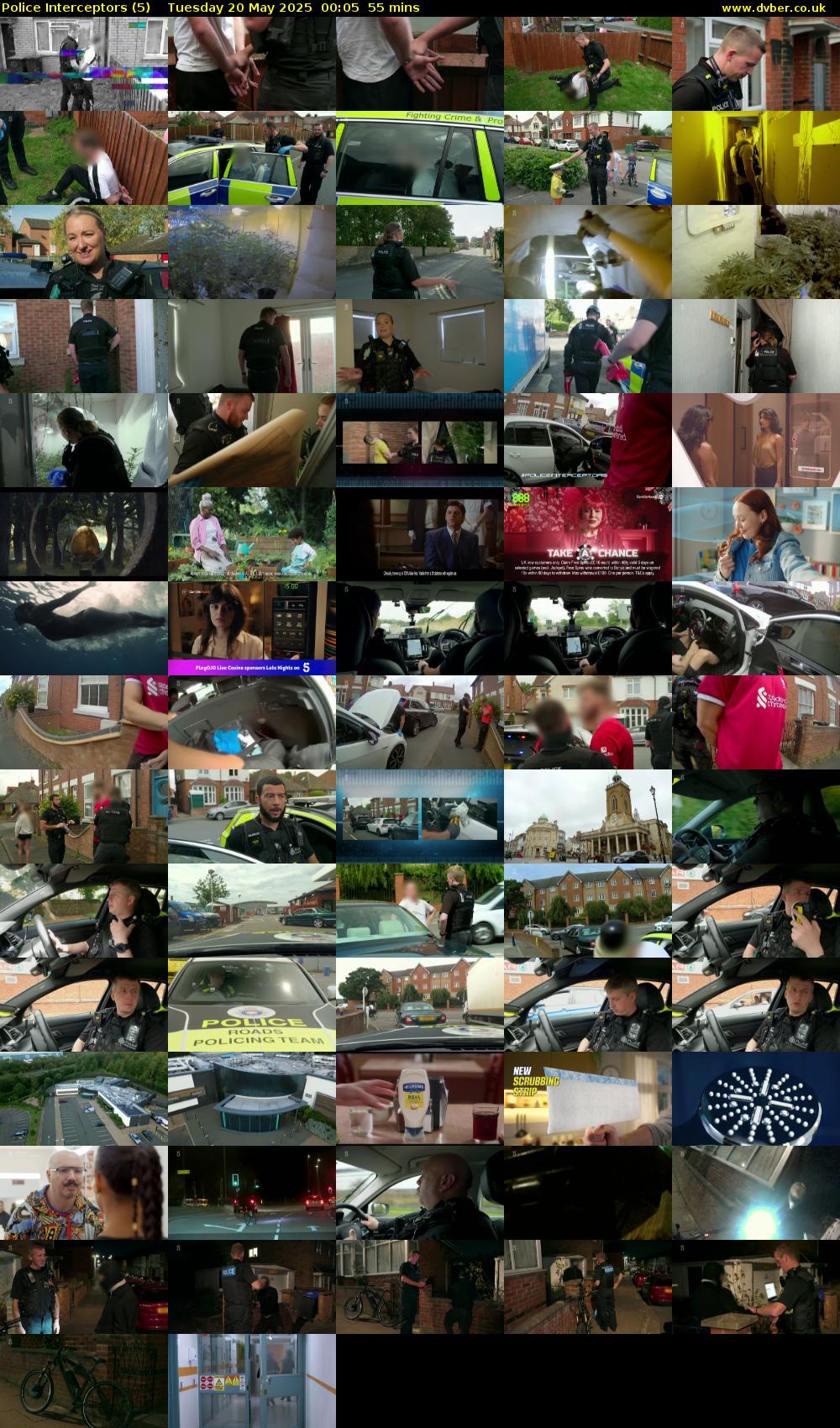 Police Interceptors (5) Tuesday 20 May 2025 00:05 - 01:00