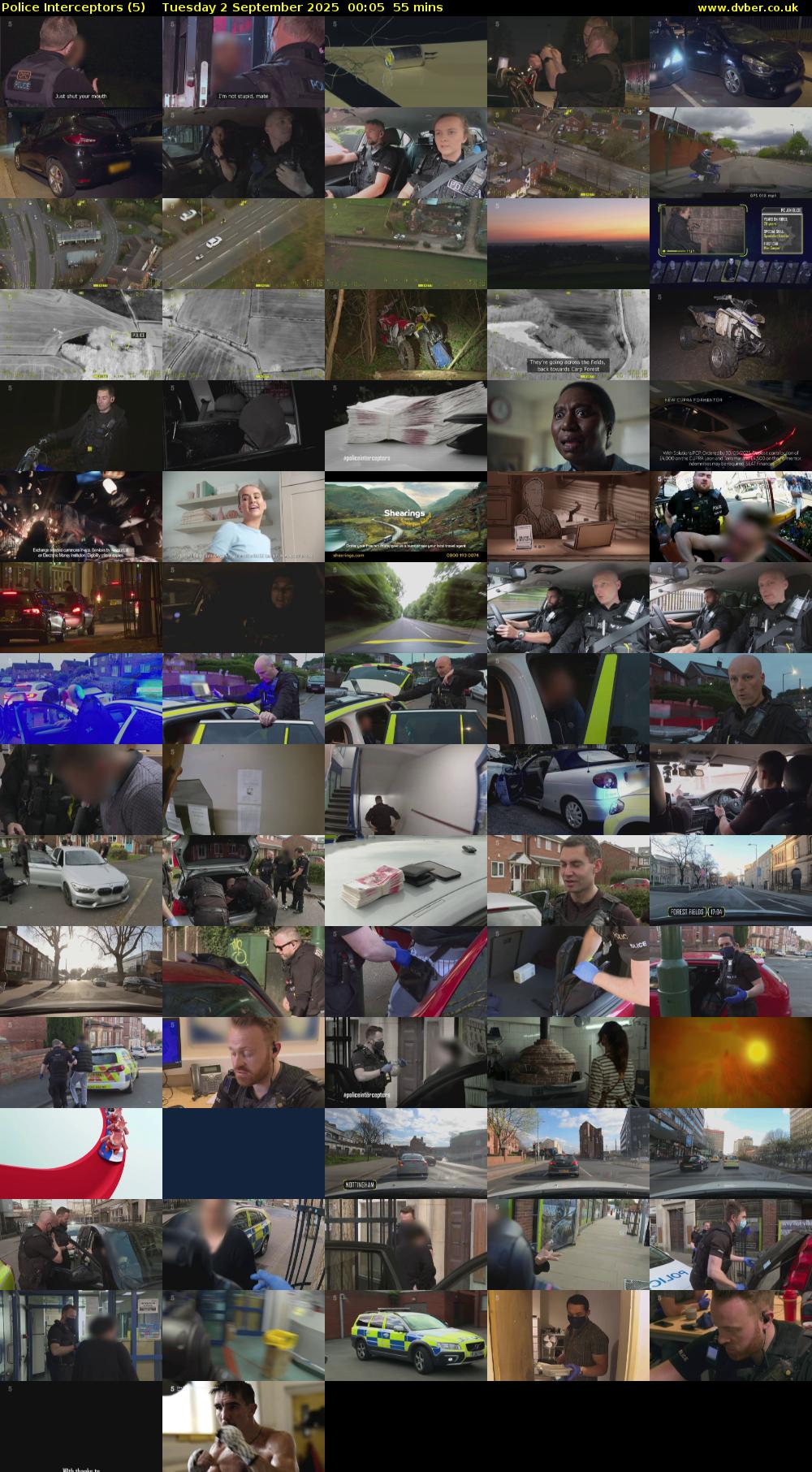 Police Interceptors (5) Tuesday 2 September 2025 00:05 - 01:00