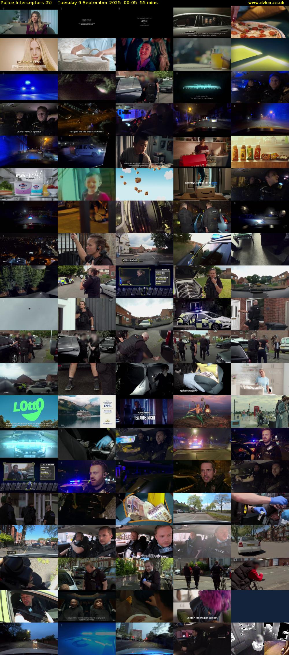 Police Interceptors (5) Tuesday 9 September 2025 00:05 - 01:00
