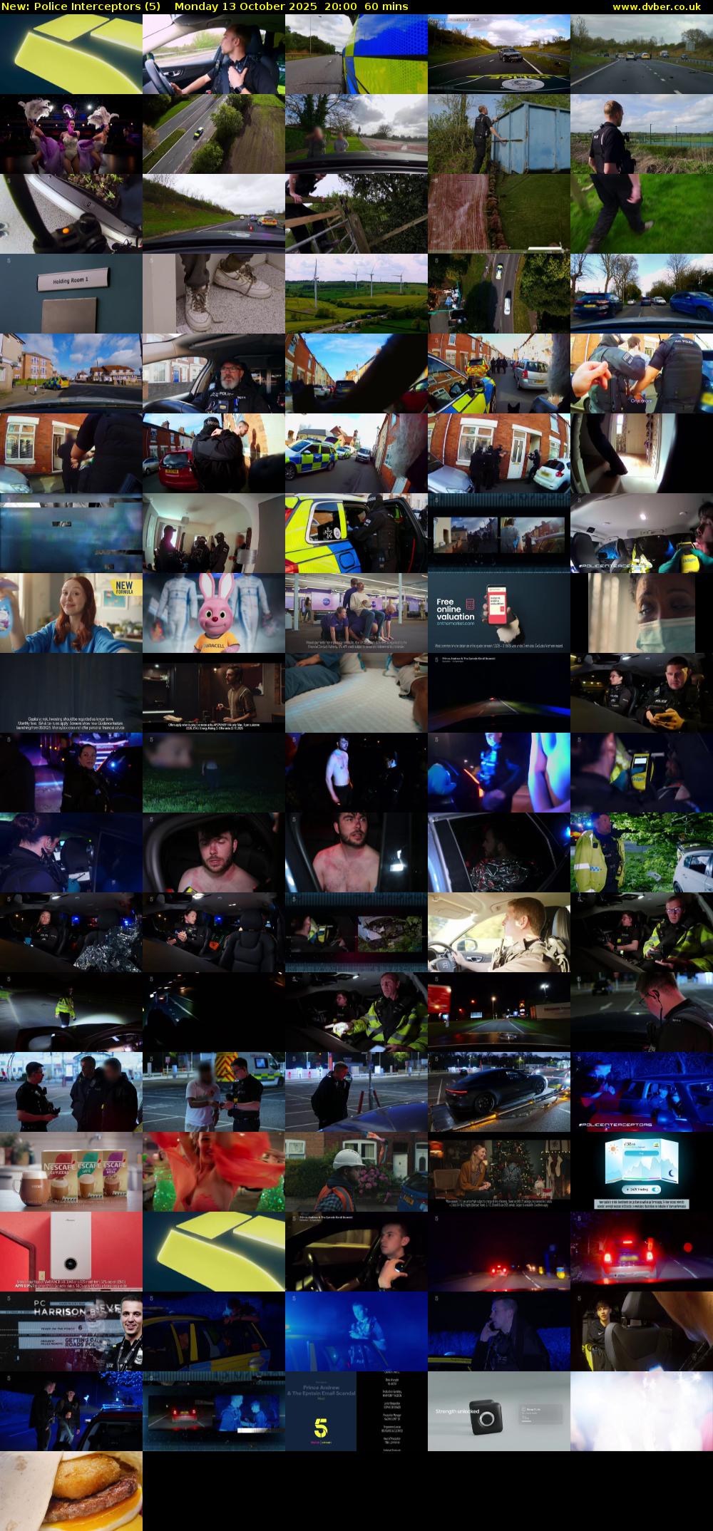 Police Interceptors (5) Monday 13 October 2025 20:00 - 21:00