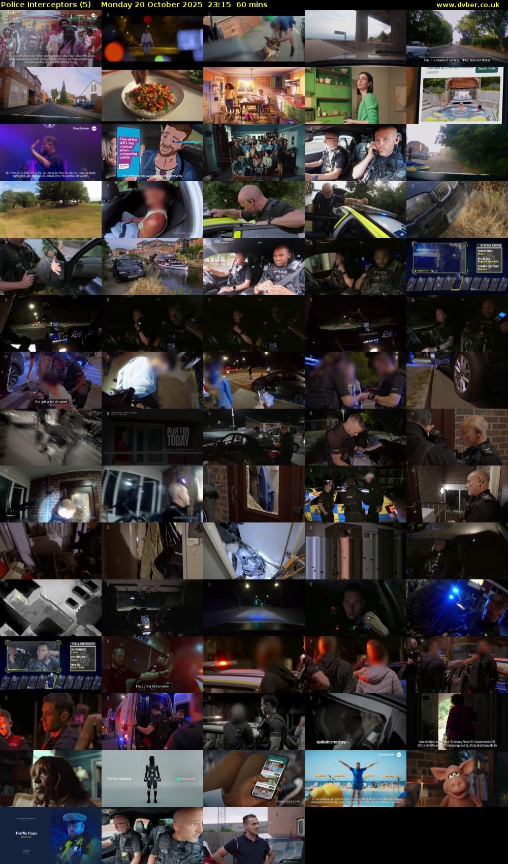 Police Interceptors (5) Monday 20 October 2025 23:15 - 00:15