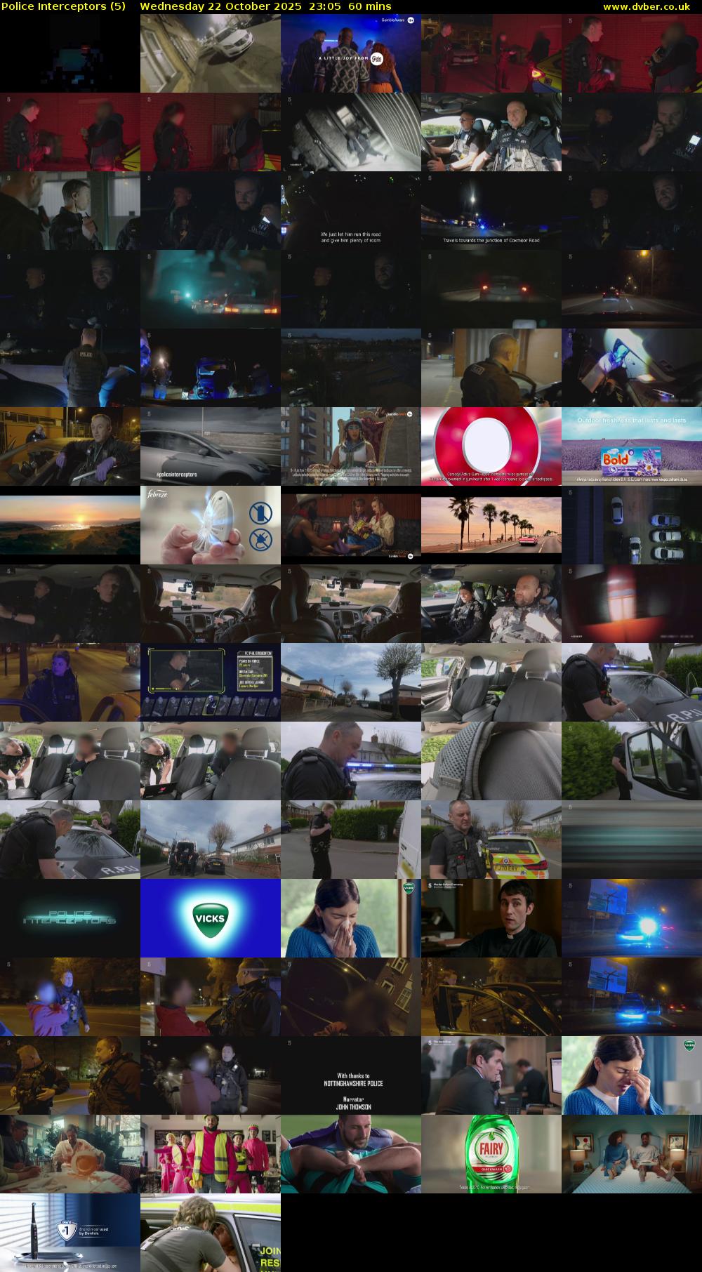 Police Interceptors (5) Wednesday 22 October 2025 23:05 - 00:05