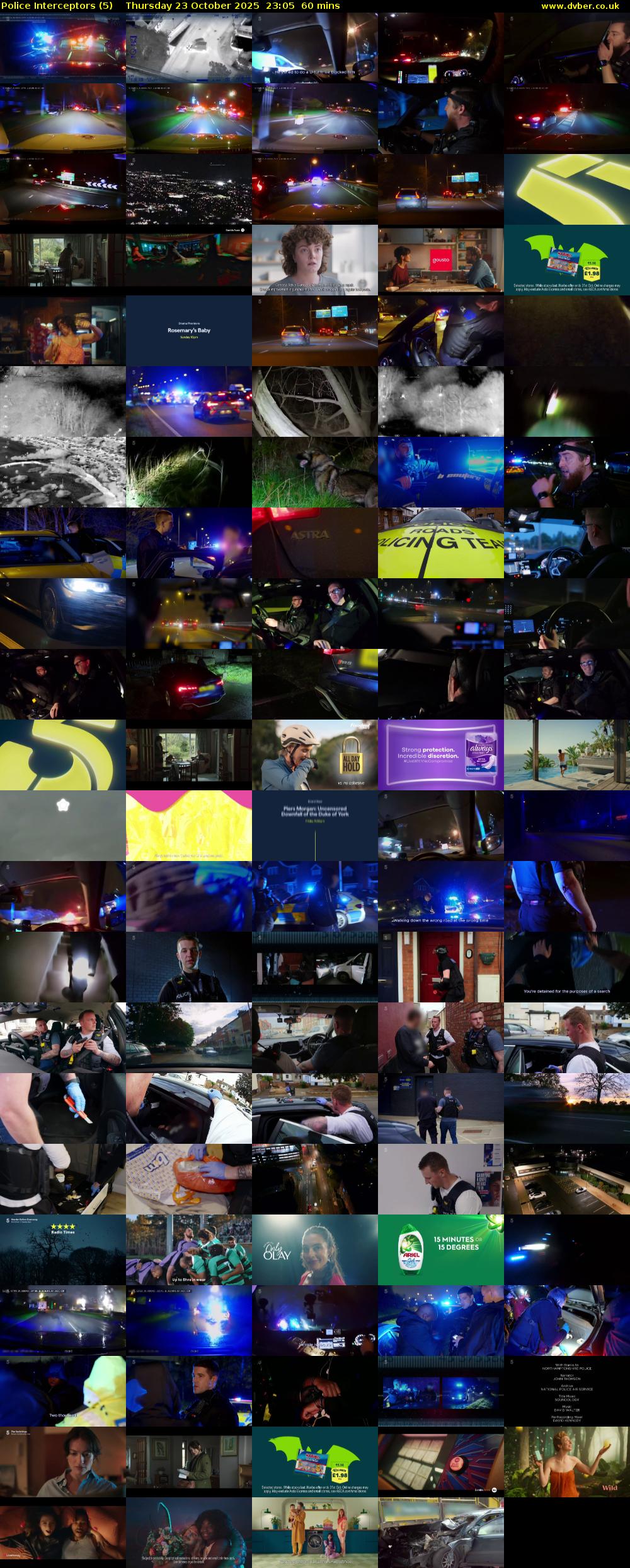 Police Interceptors (5) Thursday 23 October 2025 23:05 - 00:05
