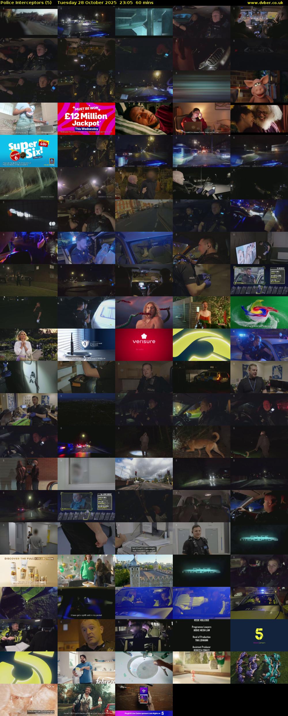 Police Interceptors (5) Tuesday 28 October 2025 23:05 - 00:05