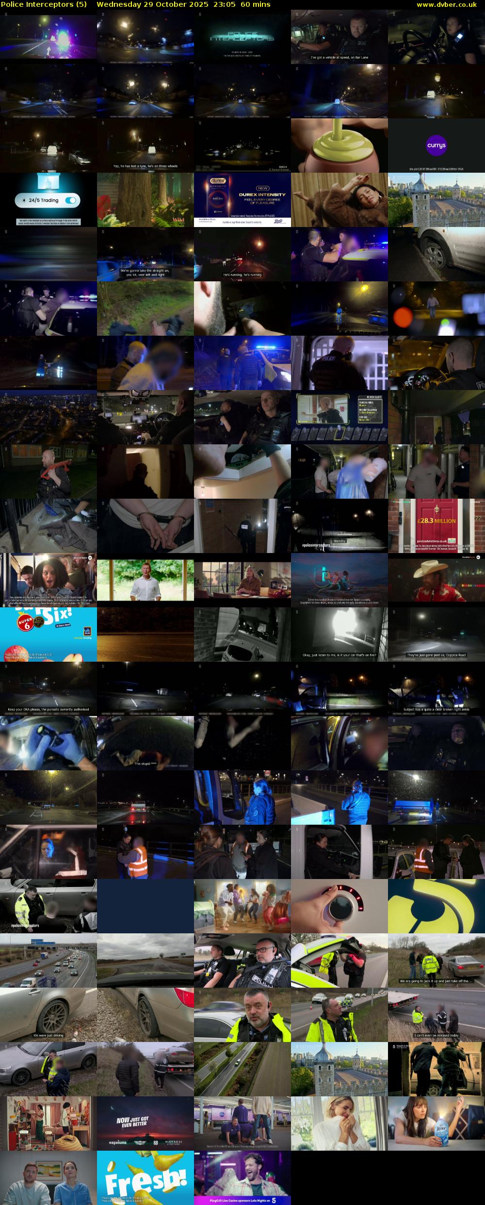 Police Interceptors (5) Wednesday 29 October 2025 23:05 - 00:05