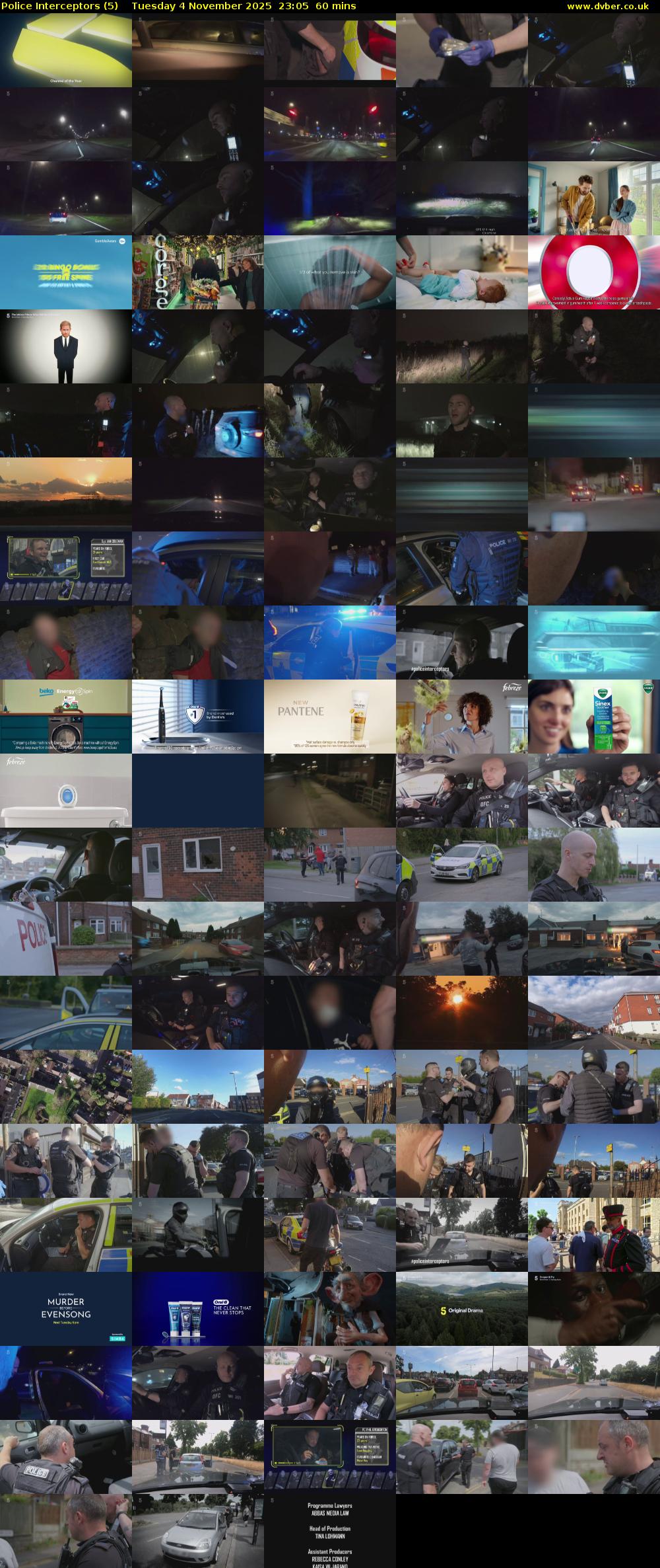 Police Interceptors (5) Tuesday 4 November 2025 23:05 - 00:05