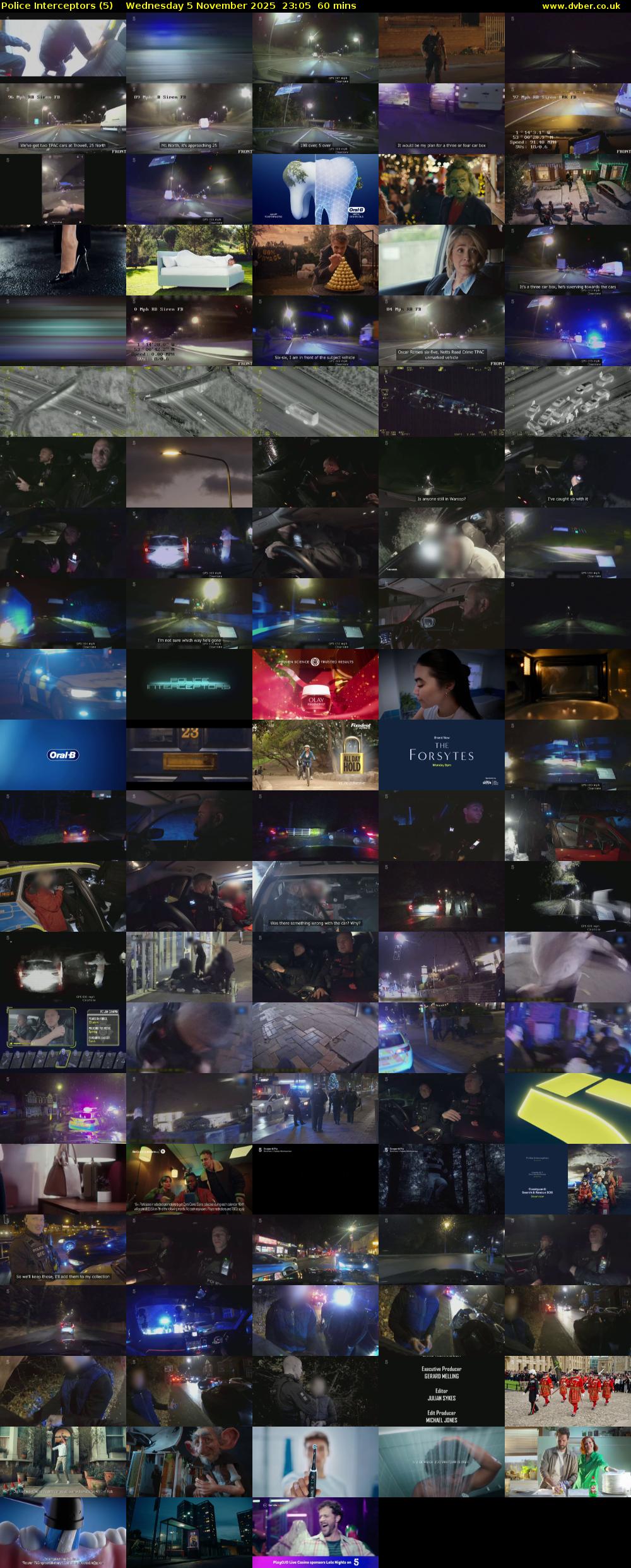 Police Interceptors (5) Wednesday 5 November 2025 23:05 - 00:05