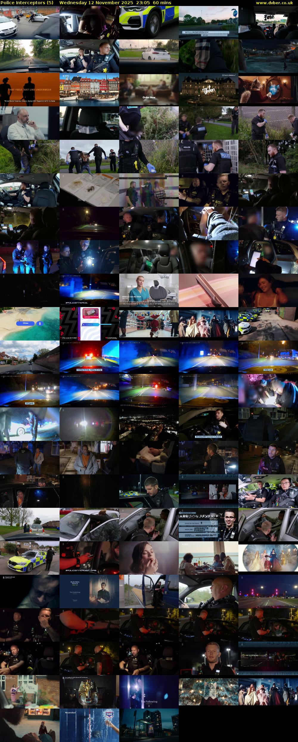Police Interceptors (5) Wednesday 12 November 2025 23:05 - 00:05