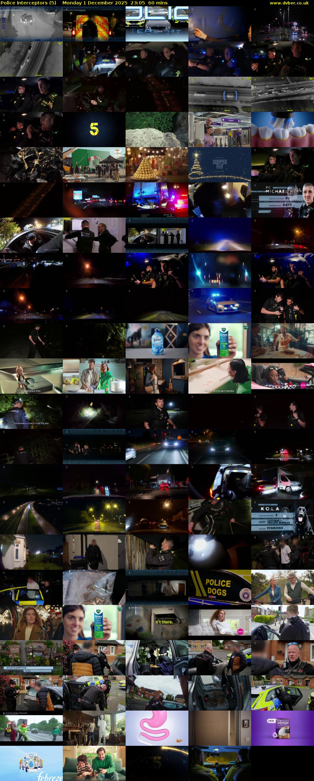 Police Interceptors (5) Monday 1 December 2025 23:05 - 00:05