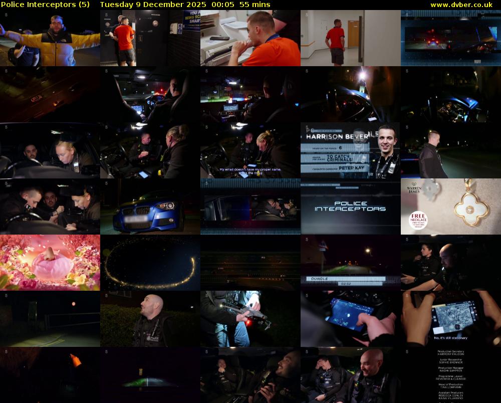 Police Interceptors (5) Tuesday 9 December 2025 00:05 - 01:00