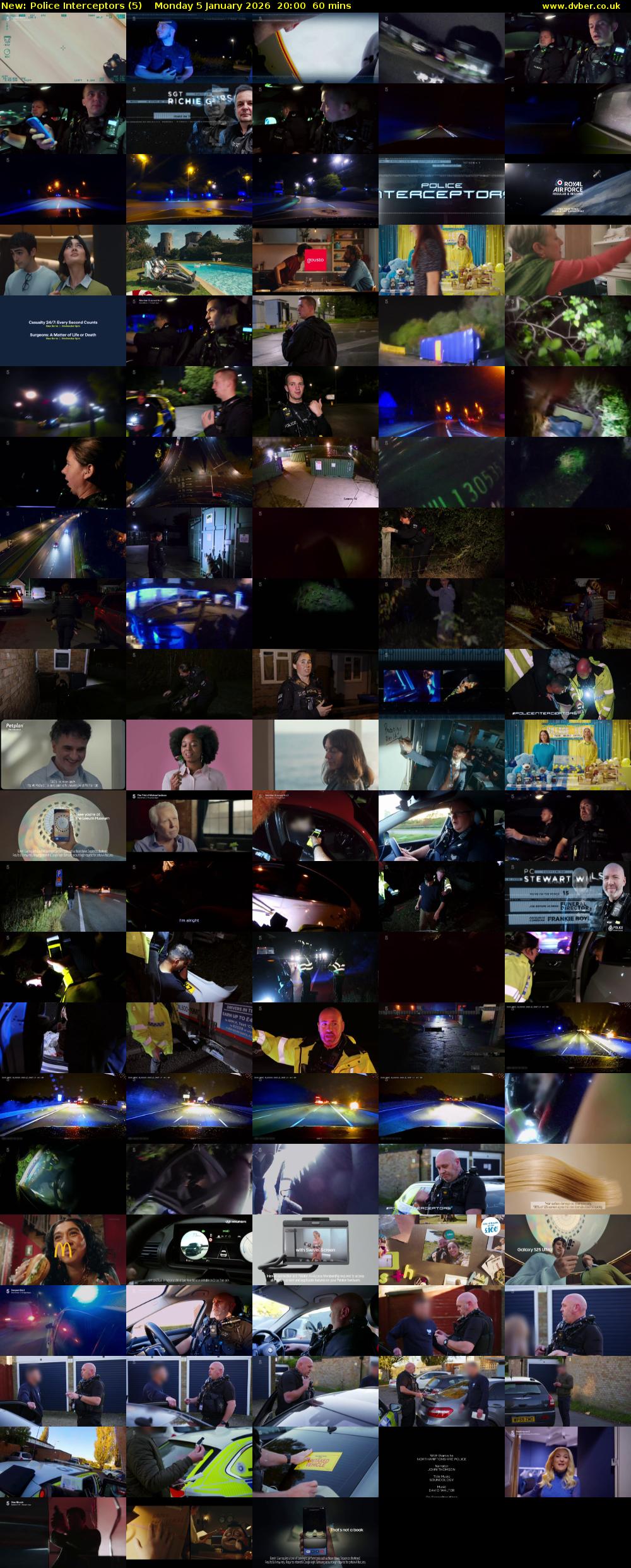Police Interceptors (5) Monday 5 January 2026 20:00 - 21:00