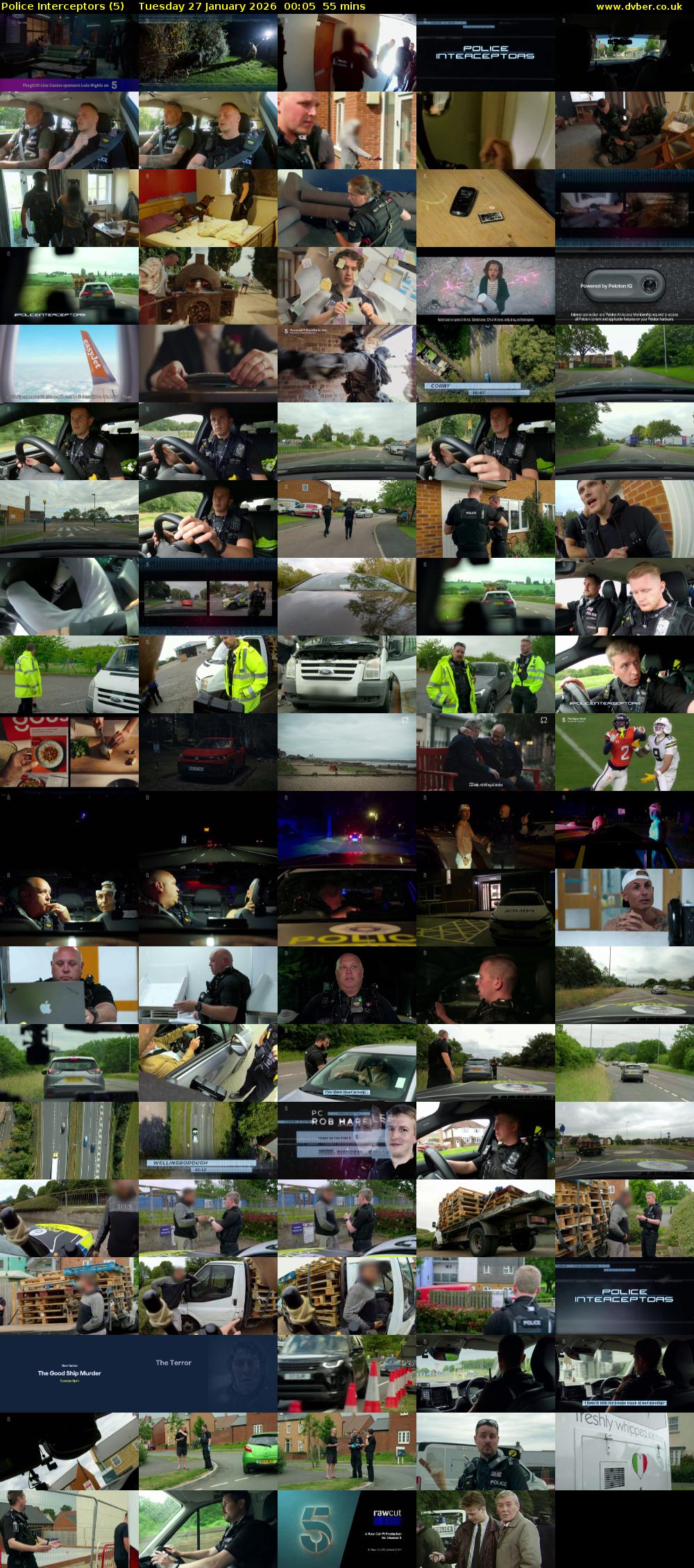 Police Interceptors (5) Tuesday 27 January 2026 00:05 - 01:00