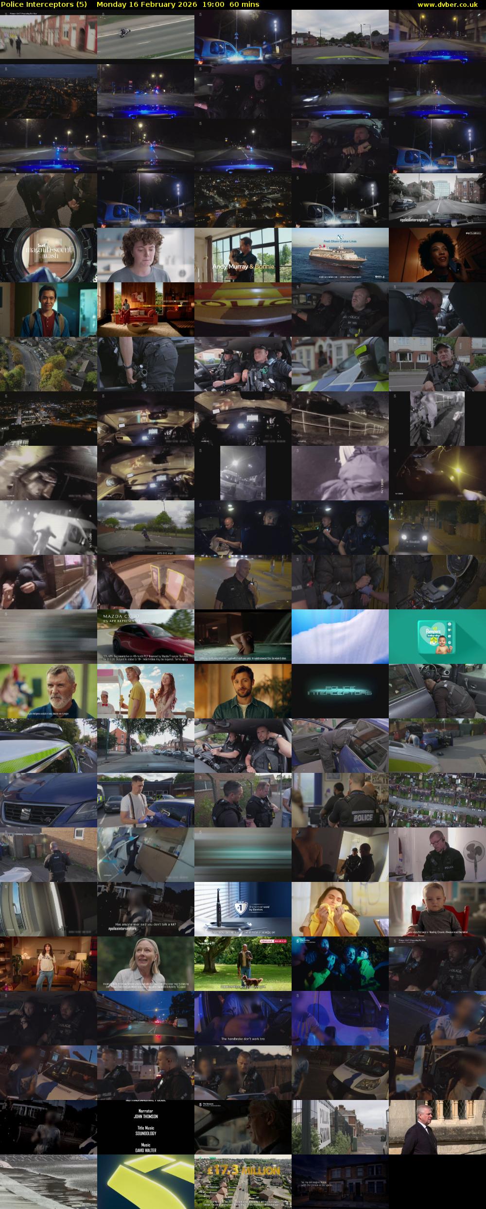 Police Interceptors (5) Monday 16 February 2026 19:00 - 20:00