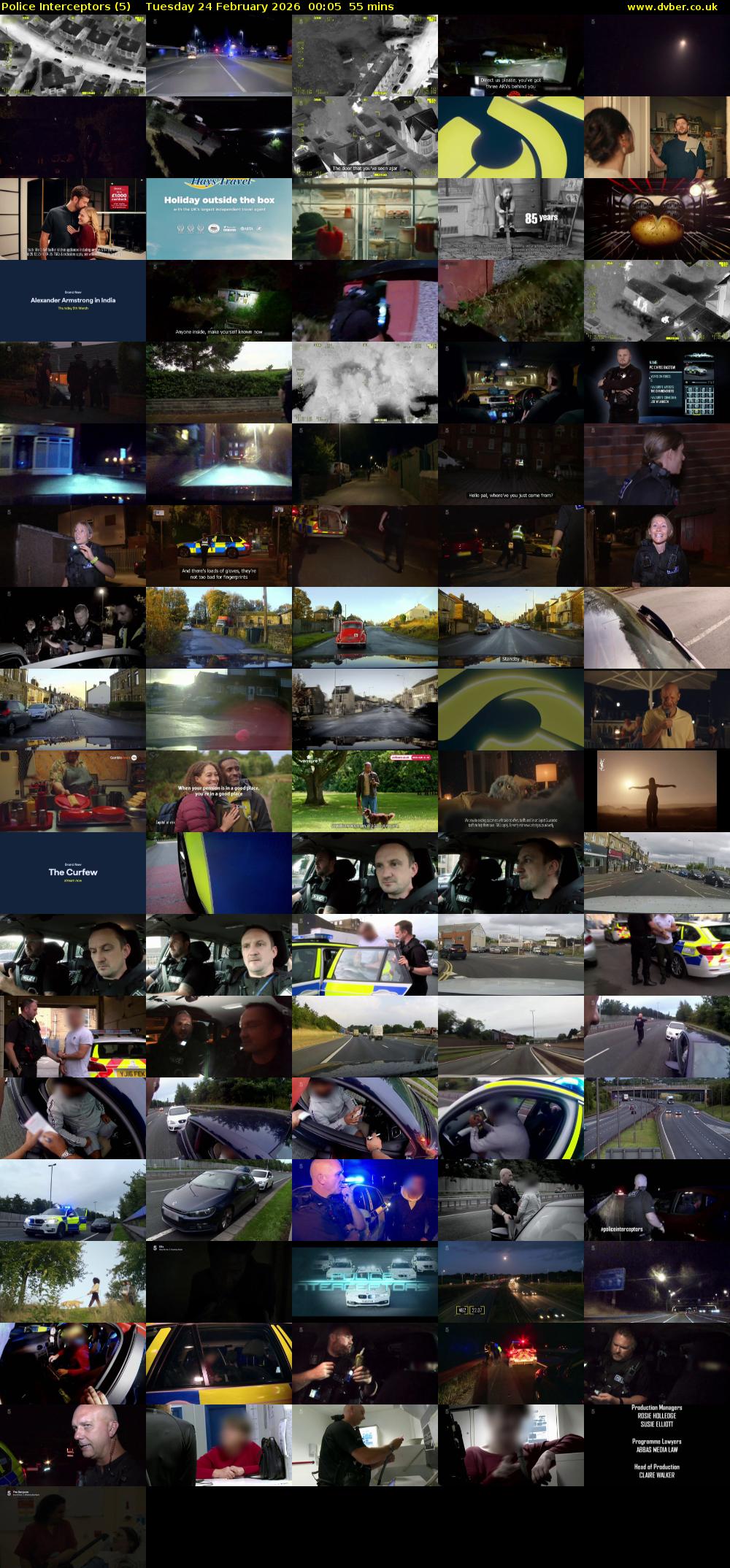 Police Interceptors (5) Tuesday 24 February 2026 00:05 - 01:00